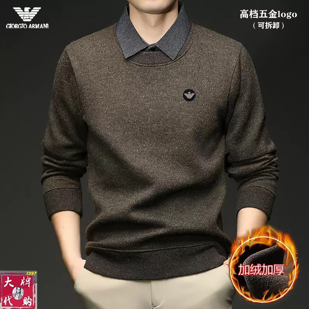 NO:691412,Armani Armani's latest model debuts in the same store!  High-end fashionable casual tops, the super authentic upper body will instantly transform you into an oppa!  , simple and fashionable three-dimensional tailoring, unique craftsmanship, produced by the original factory; excellent upper body effect, showing confident temperament; all details show perfect quality. The classic logo on the chest symbolizes the brand's supreme quality. Owning it is the beginning of another fashion. Size M--4XL; 175 tall and 140 pounds to wear XL. When placing an order, please indicate your height and weight to match the appropriate size, armani, armani,19860909Armani 阿玛尼 最新款专柜同款首发！高端时尚休闲上衣,超正版型上身瞬间变欧巴！,简约时尚的三维裁剪,工艺独特,原单代工厂出品；上身效果极佳,彰显自信气质；所有细微处尽情展现完美品质胸口的经典Logo象征了品牌至高的品质,拥有,便是另一种时尚的开始,码数M--4XL；175高 140斤穿XL,下单敬请报身高体重 以配合适码数,,armani,armani,,Men's clothing