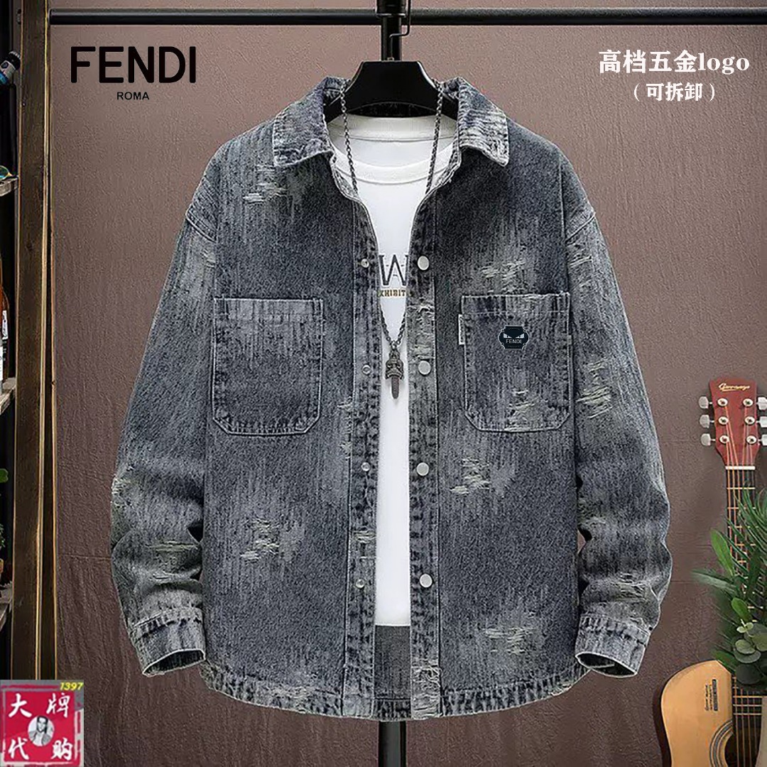 NO:735046,Fendi Fendi's latest model debuts at the counter!  High-end fashionable casual jacket, the super authentic upper body will instantly transform you into an oppa!  , simple and fashionable three-dimensional tailoring, unique craftsmanship, produced by the original factory; excellent upper body effect, showing confident temperament; all details show perfect quality. The classic logo on the chest symbolizes the brand's highest quality. Owning it is the beginning of another fashion. Size M--3XL,, fendi, fendi, jackets & coats,19860909Fendi 芬迪 最新款专柜同款首发！高端时尚休闲外套,超正版型上身瞬间变欧巴！,简约时尚的三维裁剪,工艺独特,原单代工厂出品；上身效果极佳,彰显自信气质；所有细微处尽情展现完美品质胸口的经典Logo象征了品牌至高的品质,拥有,便是另一种时尚的开始,码数M--3XL,,fendi,fendi,jackets & coats,,Men's clothing