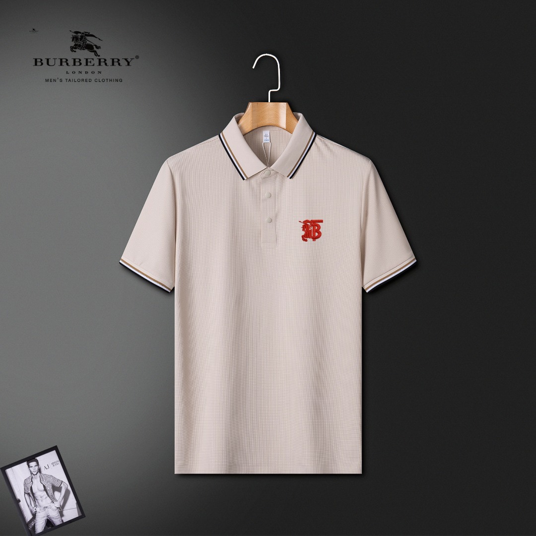 NO:955699,[Burberry] New summer style, short-sleeved high-end customized fabrics, the world's top men's clothing, simple and fashionable, easy to match and versatile, elegant and extremely comfortable experience. High-end fabrics, bright colors, extremely smooth to the touch, delicate and not easy to wrinkle, luxurious and noble, crisp and stylish, lock stitch, high-density sewing, all details are handled meticulously!  Worth having.  M-4XL can wear up to about 195 pounds, burberry, burberry, T-shirt,19860909【Burberry 巴宝莉】 夏季新款 高端定制面料短袖, 全球顶级男装,简约时尚,从容百搭,大气优雅 极度舒适体验 高端面料 色泽鲜艳 极致顺滑触感 细腻不易起皱 奢华高贵 挺括有型 锁针、高密度缝制,一切的细节处理一丝不苟！值得拥有．M-4XL 最大可穿195斤左右,,burberry,burberry,T-shirt,,Men's clothing