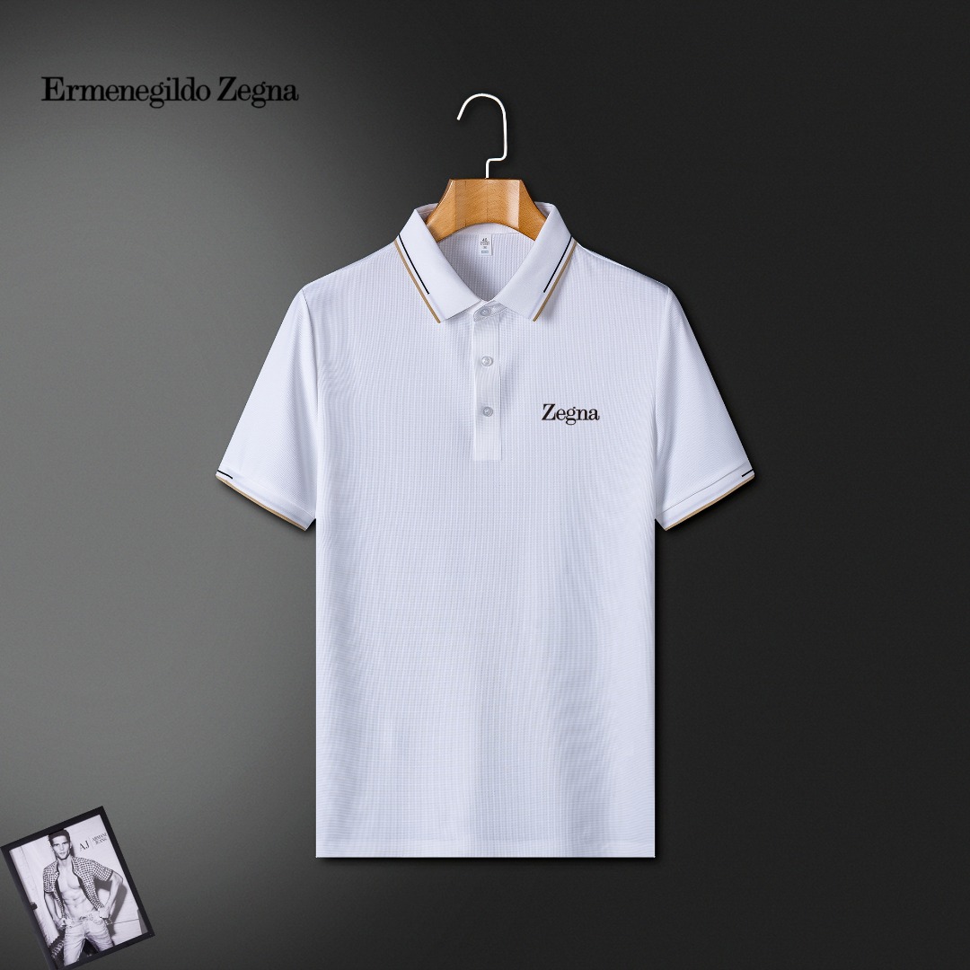 NO:955713,[Zegna] New summer style, short-sleeved high-end customized fabrics, the world's top men's clothing, simple and fashionable, easy to match and versatile, elegant and extremely comfortable experience. High-end fabrics, bright colors, extremely smooth touch, delicate and not easy to wrinkle, luxurious and noble, crisp and stylish, lock stitch, high-density sewing, all details are handled meticulously!  Worth having.  M-4XL can wear up to about 195 pounds, zegna, T-shirt,19860909【Zegna 杰尼亚】 夏季新款 高端定制面料短袖, 全球顶级男装,简约时尚,从容百搭,大气优雅 极度舒适体验 高端面料 色泽鲜艳 极致顺滑触感 细腻不易起皱 奢华高贵 挺括有型 锁针、高密度缝制,一切的细节处理一丝不苟！值得拥有．M-4XL 最大可穿195斤左右,,zegna,T-shirt,,Men's clothing