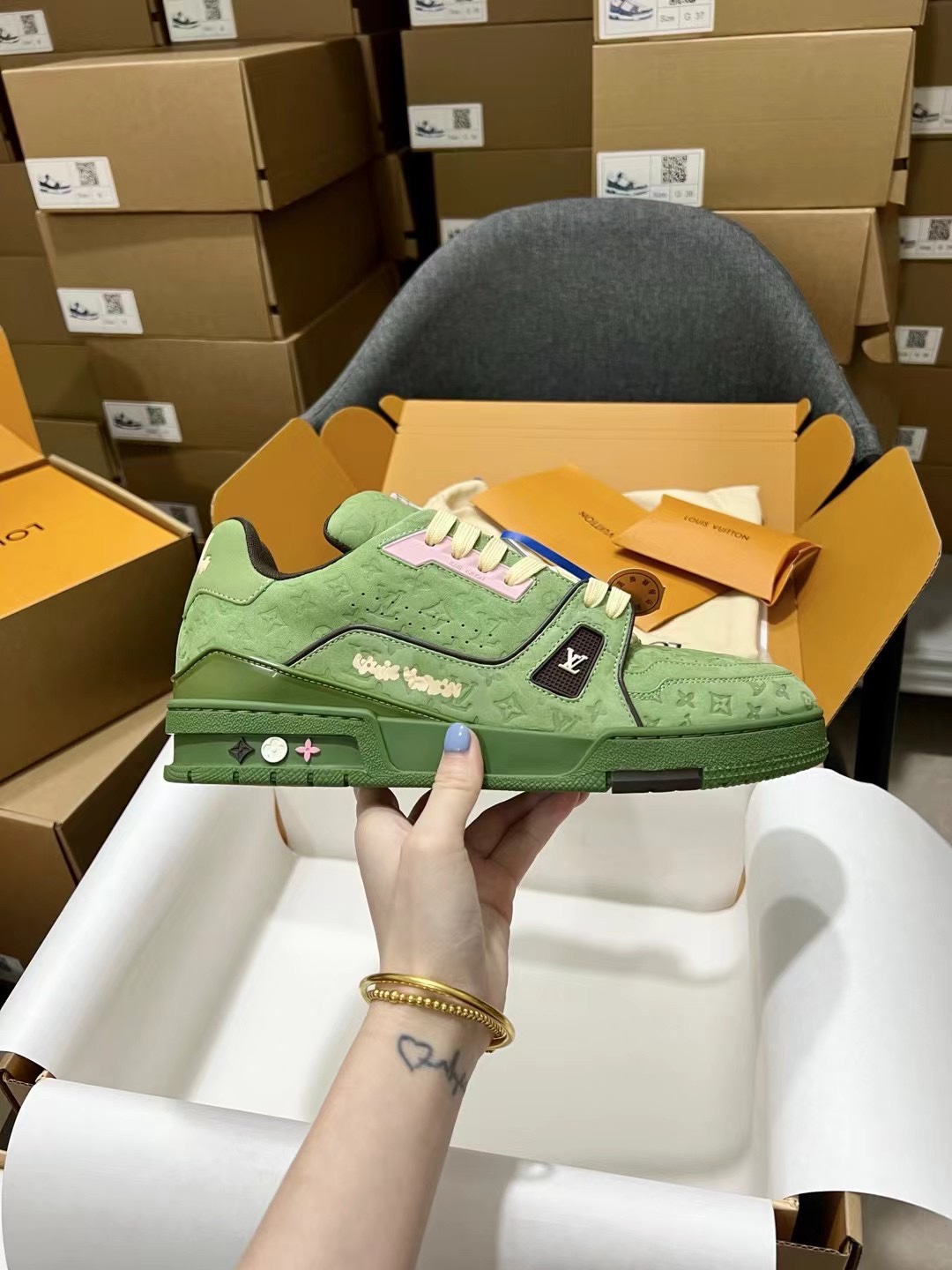 trainer serie reconocer nuestra familia! ¡Guangzhou boutique! ¡Precio de fábrica! ¡Top versión de co