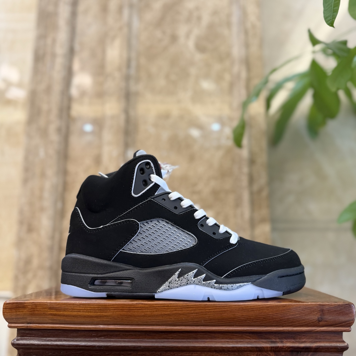 ️新品上架 【公司级头层】 Air Jordan 5 Retro"Black Metallic Reimagined"乔丹5代黑银3M反光 货号:HF3975-001