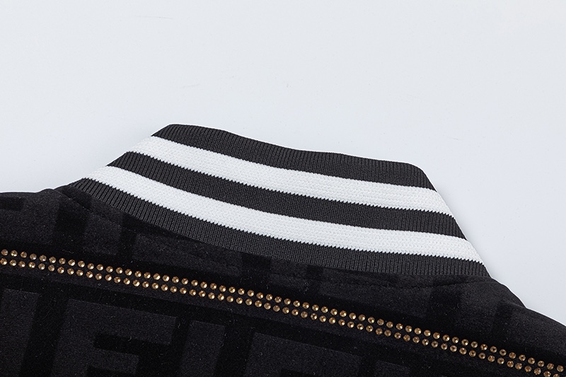 “CAO FENDl 2024SS New Jacket: Korean Velvet, High Quality, Stylish Design” - 图片 5