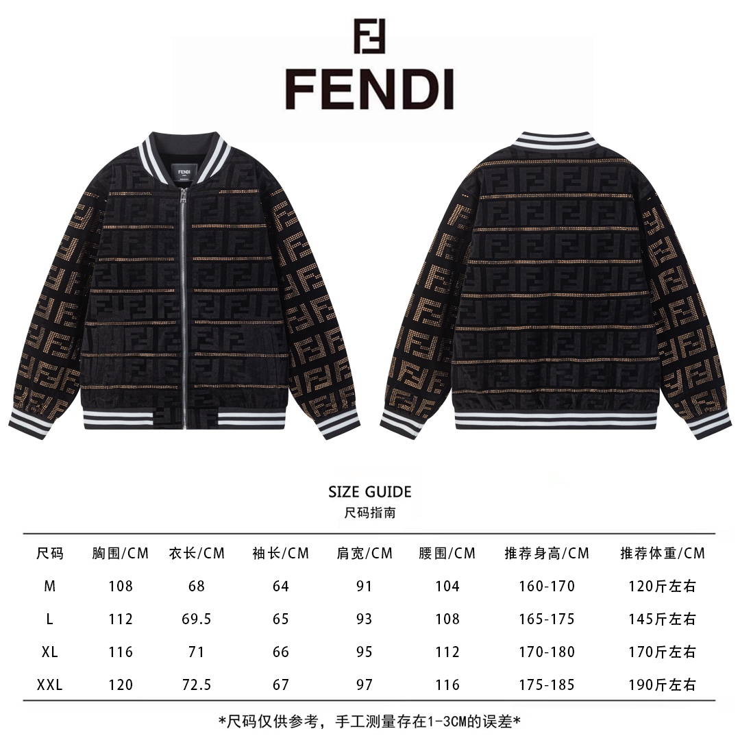 “CAO FENDl 2024SS New Jacket: Korean Velvet, High Quality, Stylish Design” - 图片 9