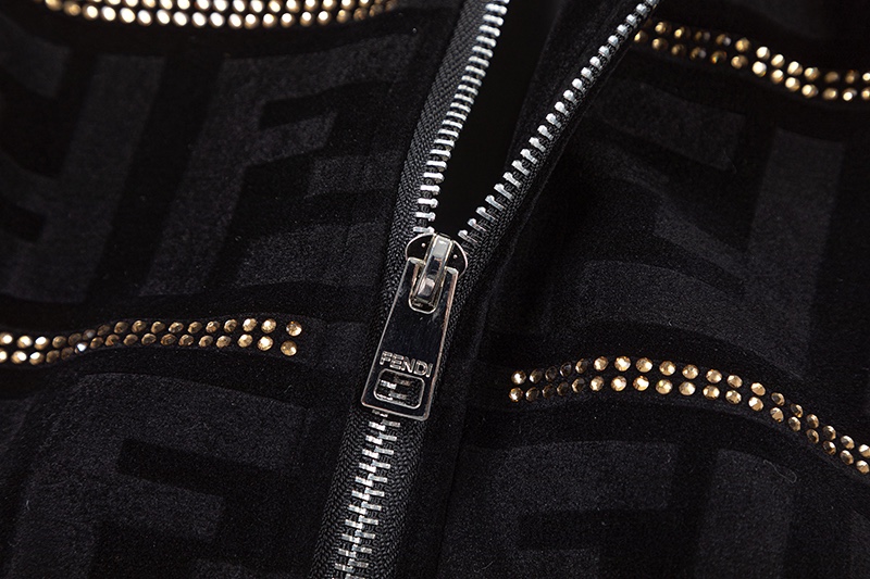 “CAO FENDl 2024SS New Jacket: Korean Velvet, High Quality, Stylish Design” - 图片 8