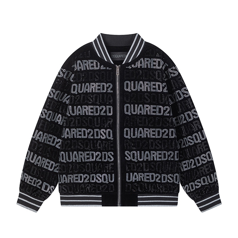 DSQUARED 2024SS Korean Velvet Jackets: High Quality, Versatile, Stylish.