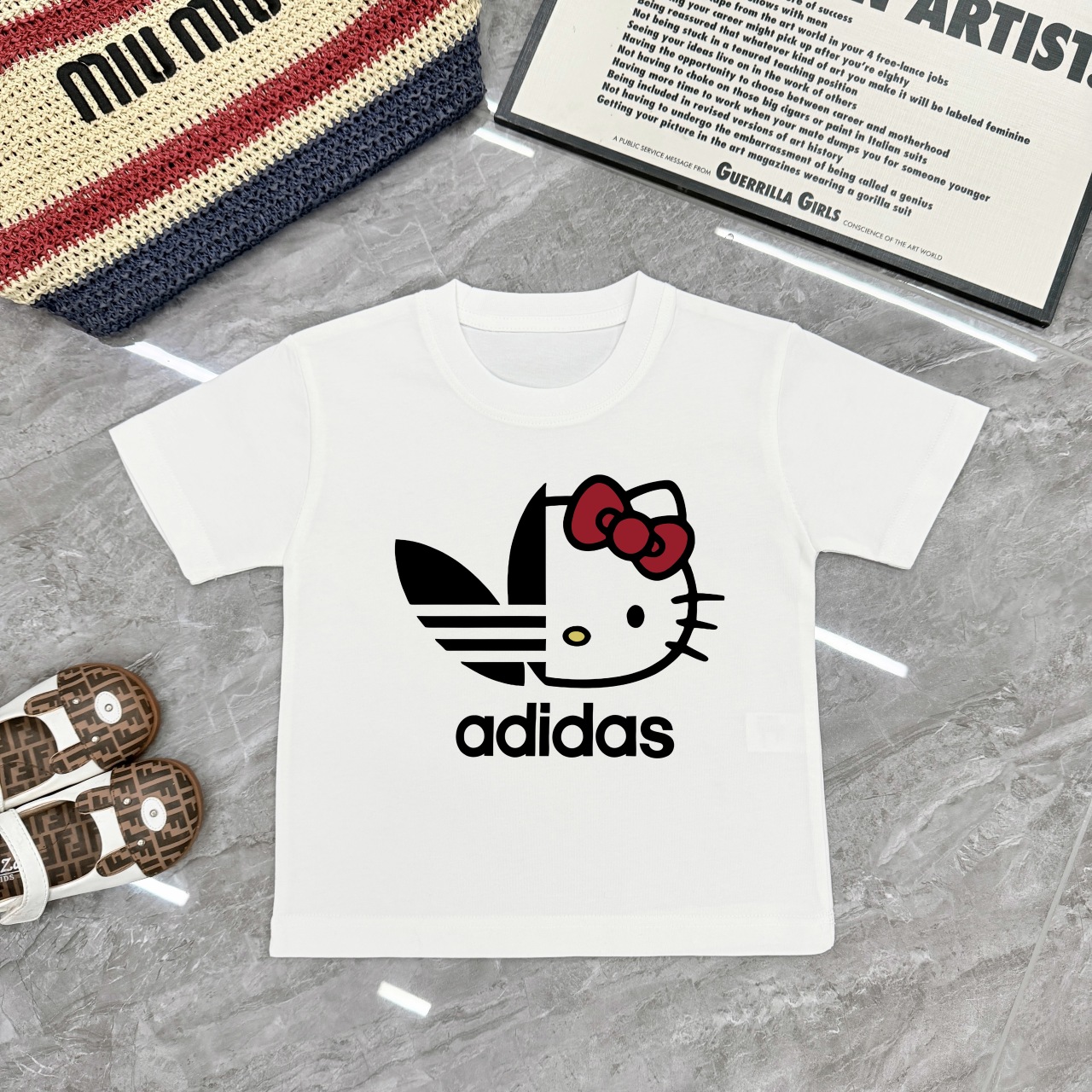 Serie AD Adidas, camiseta de alta calidad, etiquetas completas, tallas: 90-150, rojo, azul: 100-150, camiseta para niño…