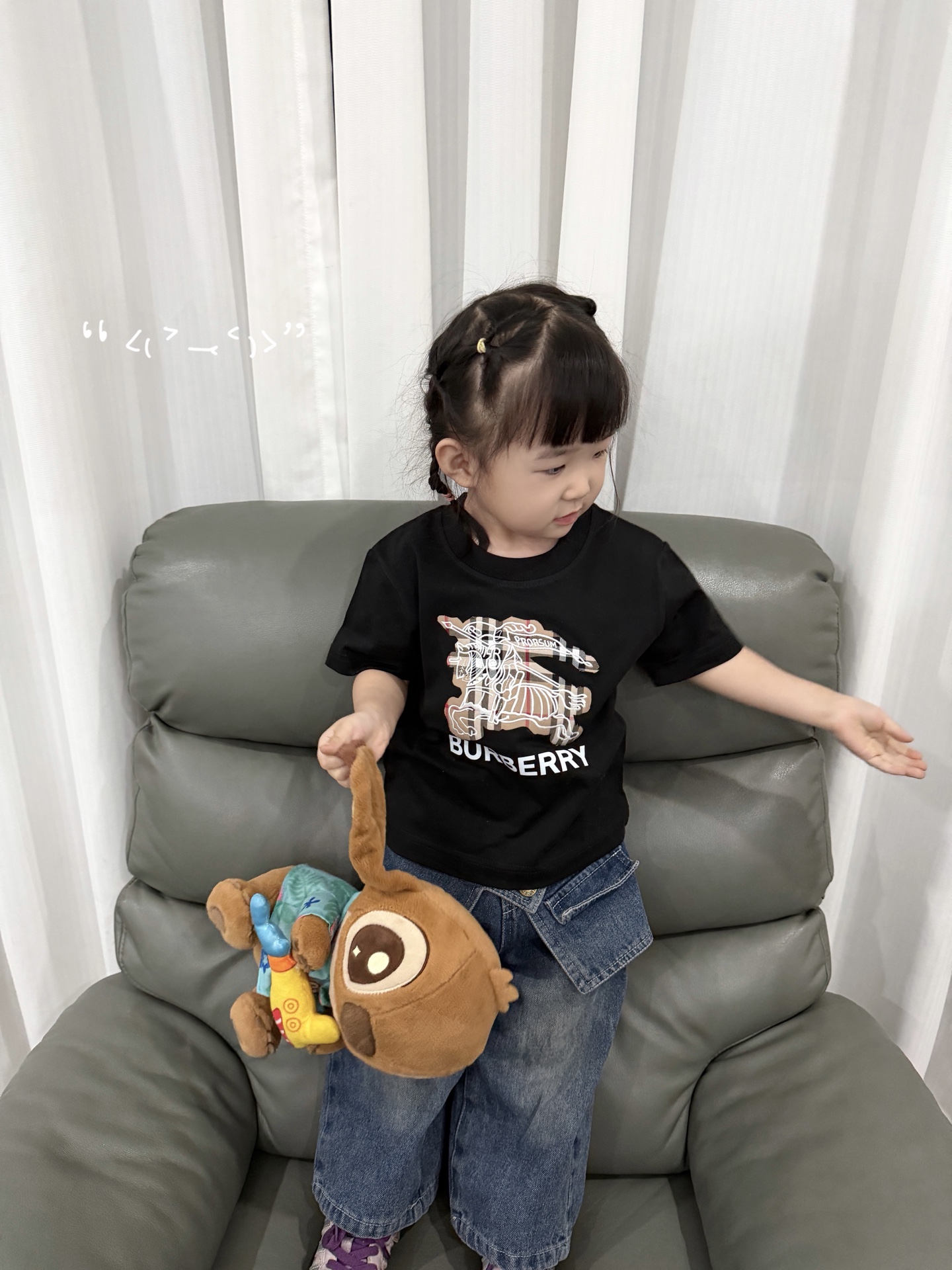 🔥Foto real de uso | ¡La camiseta de caballo de guerra para niños es un golpe de belleza! Etiqueta clásica + tejido de …