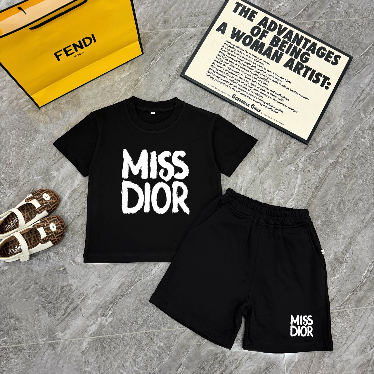 Colección de conjuntos de verano de DIOR, conjuntos de alta calidad, con las tres etiquetas completas, tallas: 90-150, …