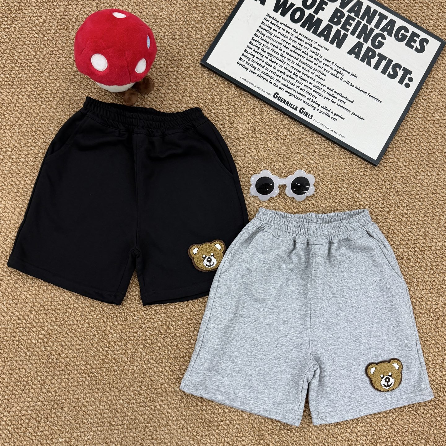 Pantalones cortos de la serie Moschino (con las tres etiquetas completas), colores: negro, gris, tallas: 90-150, pantal…