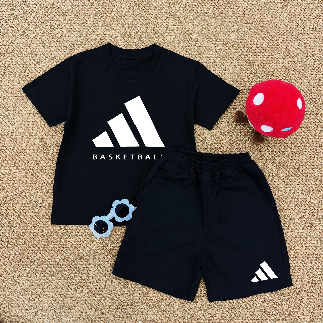 Serie de trajes de verano Adidas, trajes de alta calidad, completos con tres estándares, tallas: 90-150, trajes para ni…