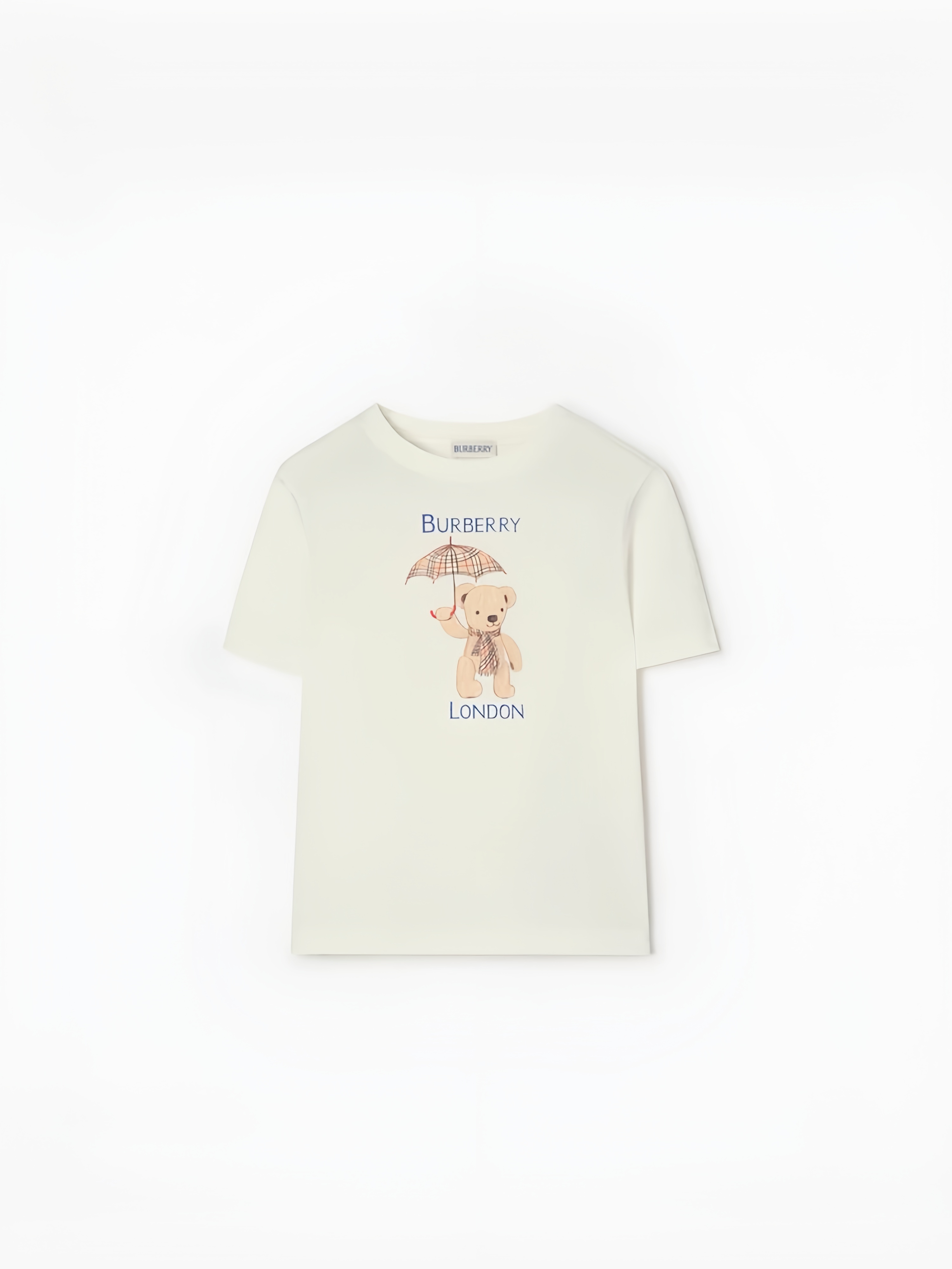 Serie Burberry Baobao, sincronizada con la tienda oficial, camiseta de manga corta de alta calidad, con tres …
