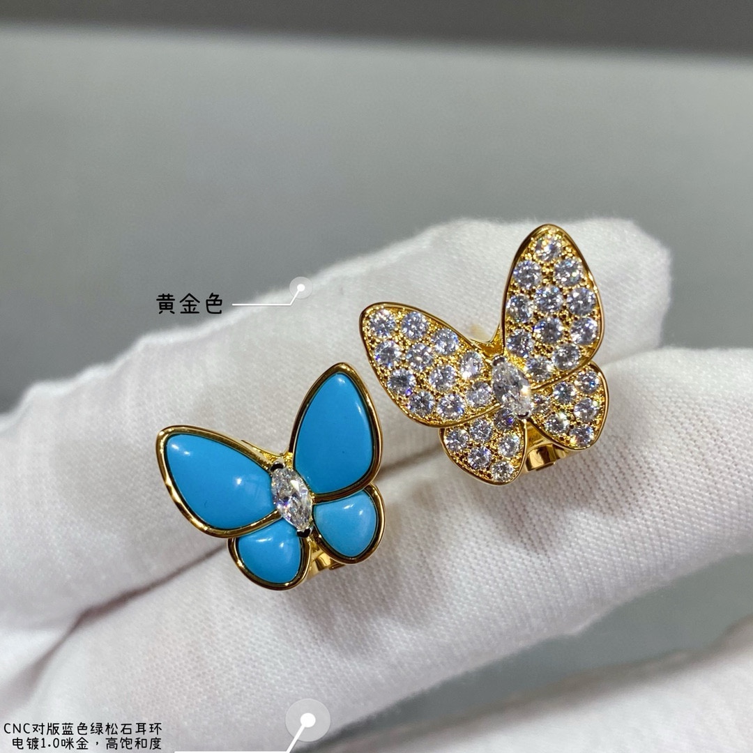 반클리프앤아펠 터쿼이즈 나비 모티브 목걸이 63754 이미지 6