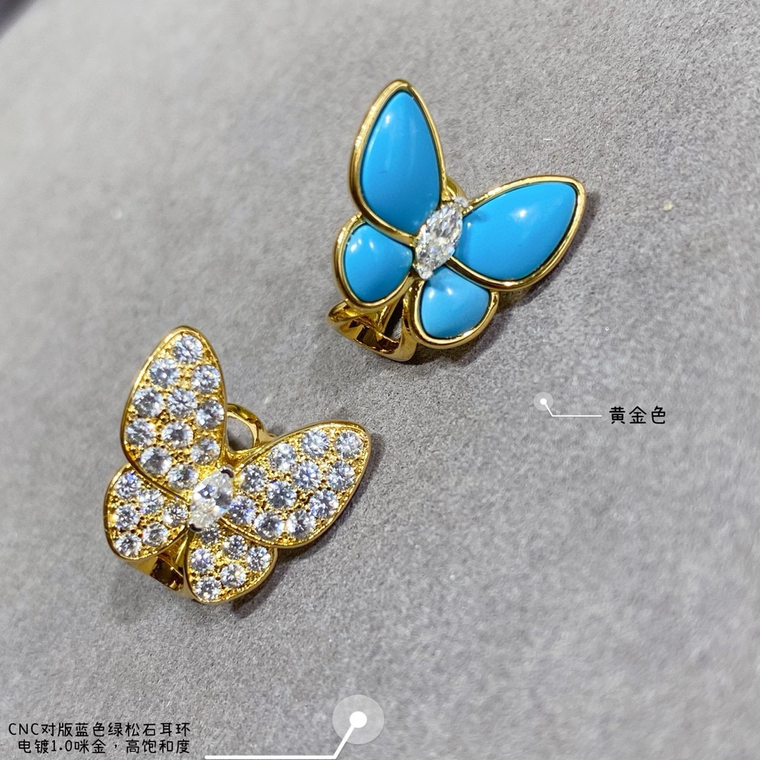 반클리프앤아펠 터쿼이즈 나비 모티브 목걸이 63754 이미지 5