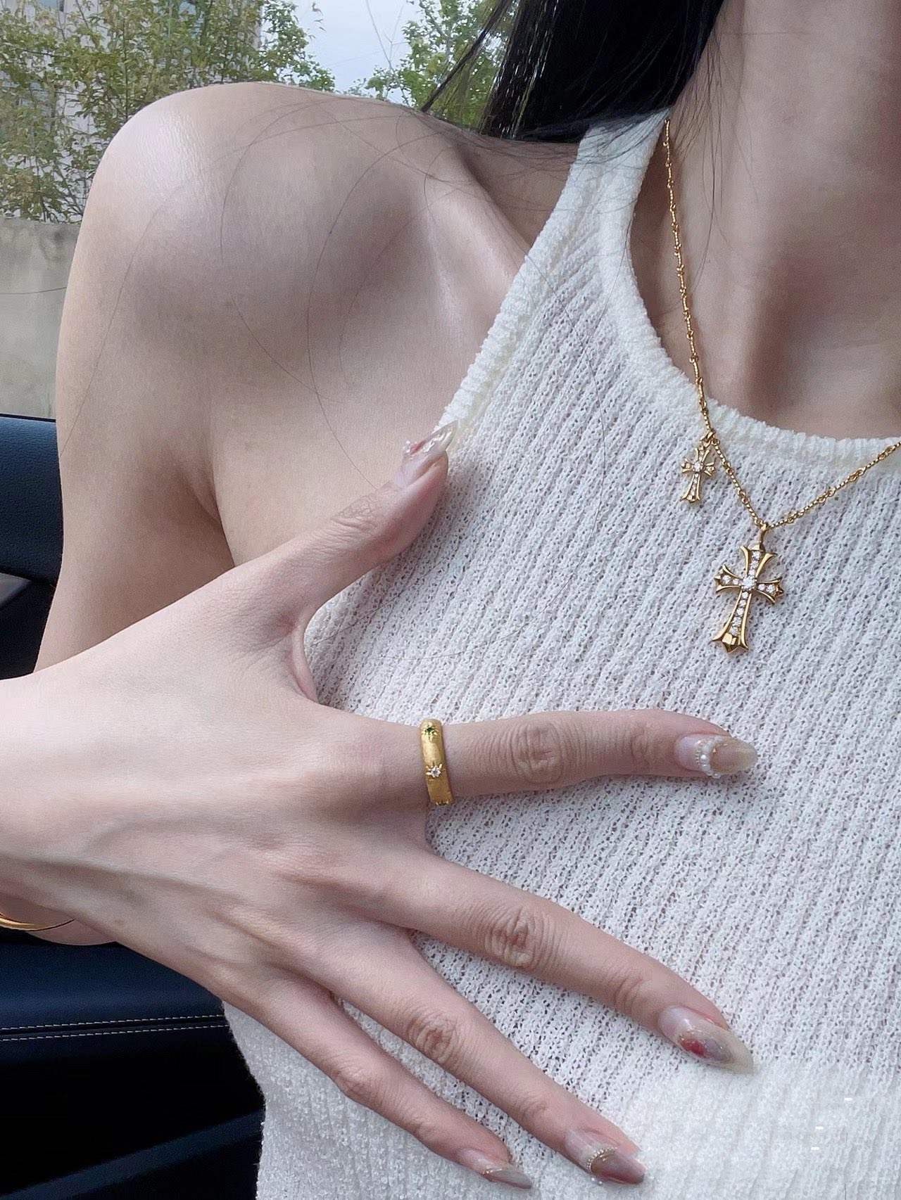 NO:720736,Wearing pictures, Cardia high-end jewelry19860909佩戴图,,卡迪亚高端饰品,Jewelry