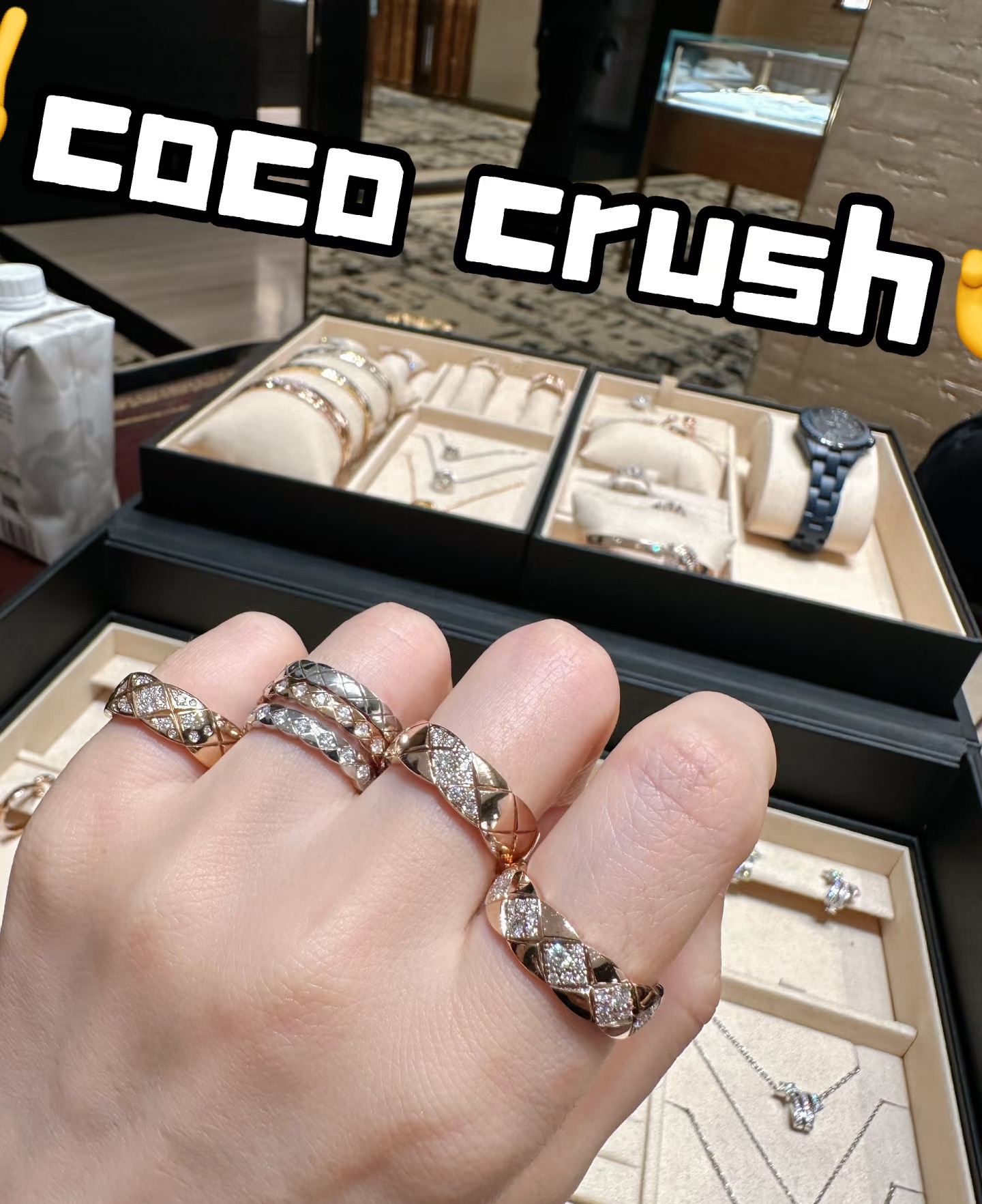 NO:633216,Coco Crush is the god of layering!  ,,Cardia high-end jewelry19860909Coco Crush 是叠戴的神！,,卡迪亚高端饰品,Jewelry