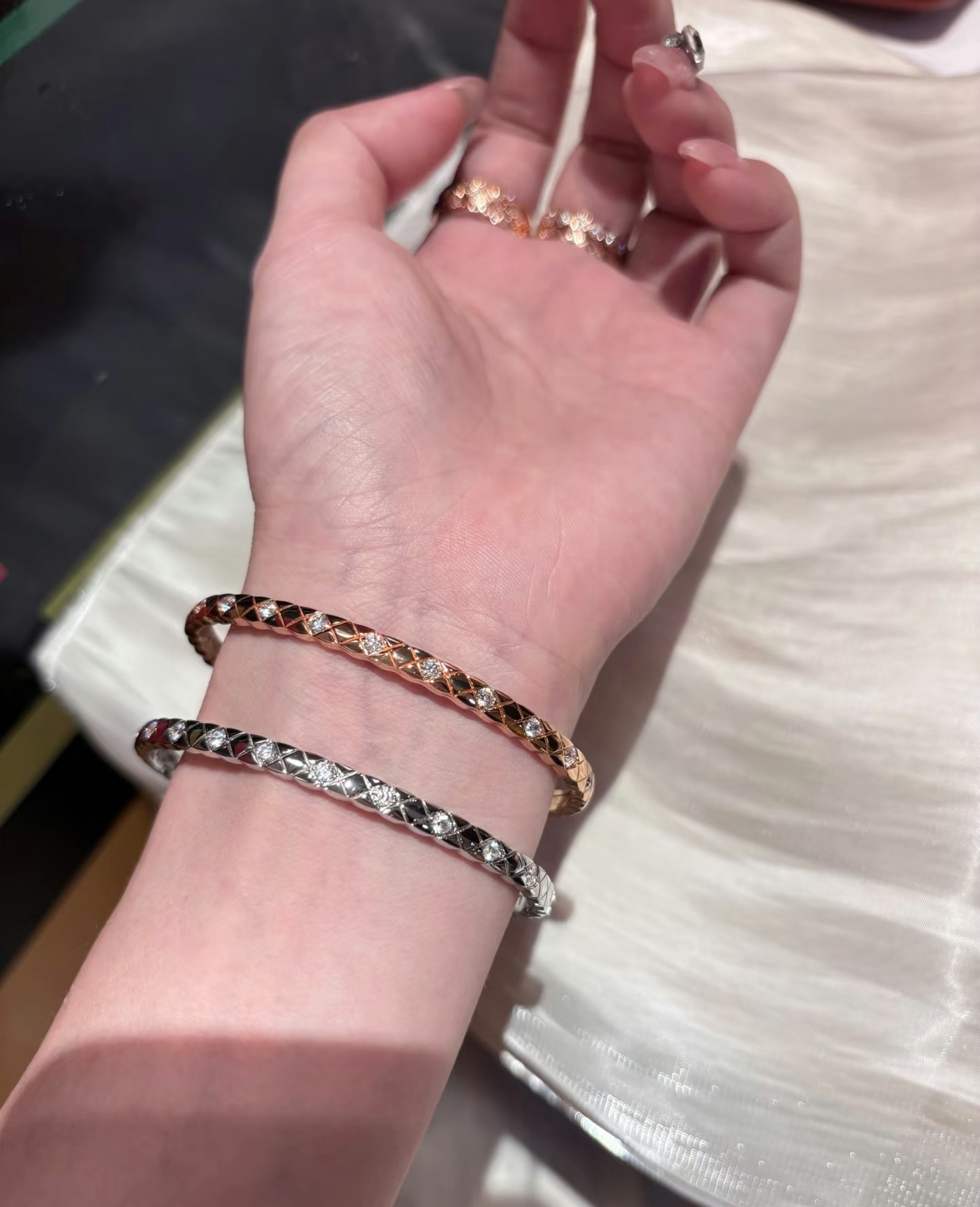 NO:633661,Coco wearing pictures, Cardia high-end jewelry19860909Coco佩戴图,,卡迪亚高端饰品,Jewelry