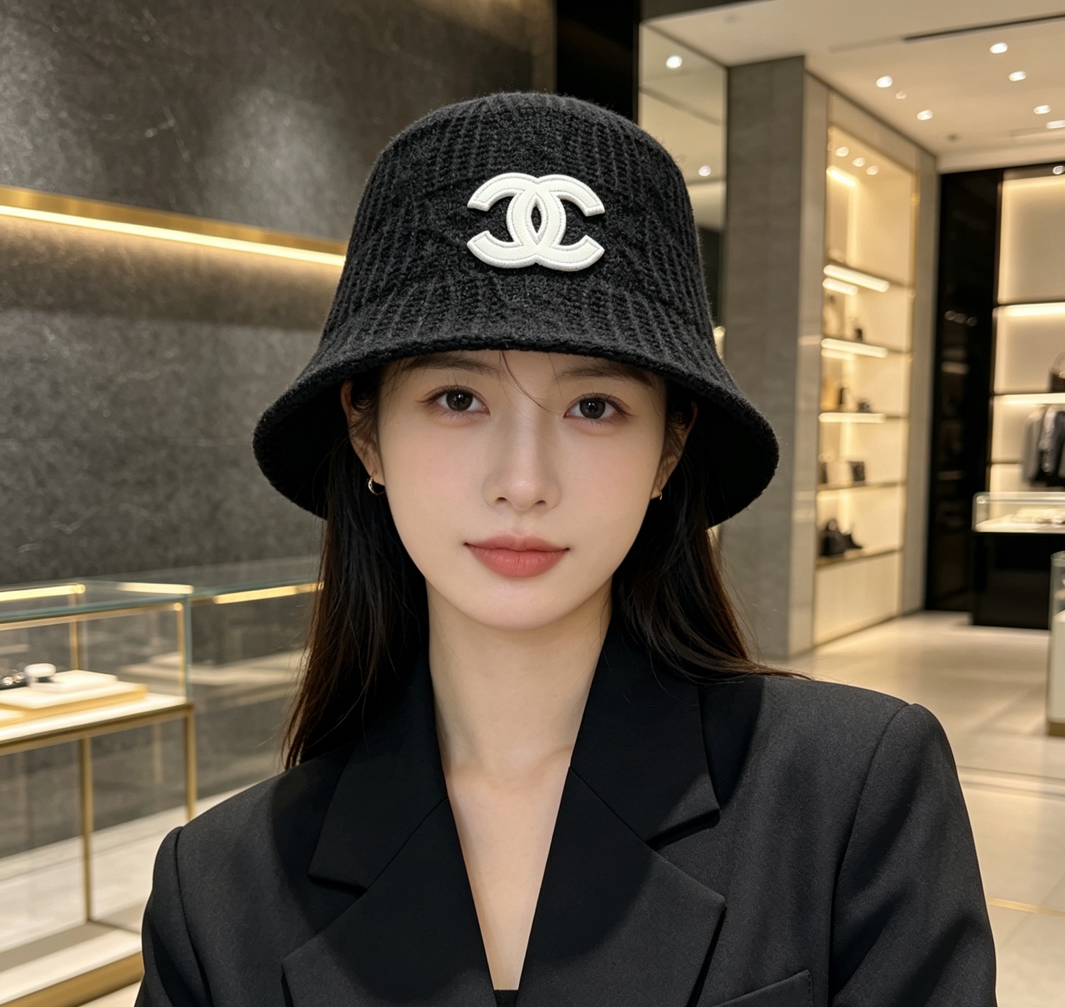 💛配防尘袋【CHANEL香奈儿】2026秋冬新款小香风渔夫帽，🔆百搭日常款～休闲出街#