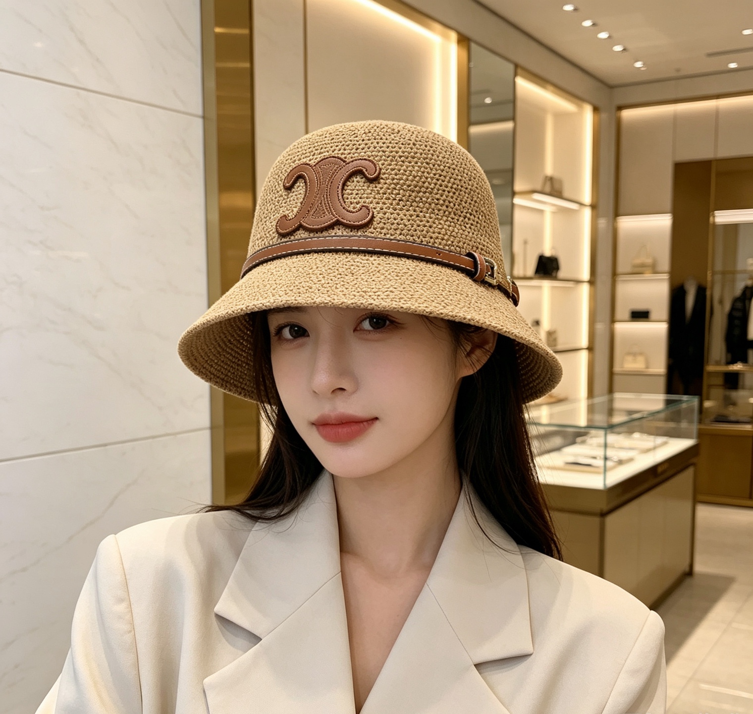 💛配防尘袋【CELINE赛琳】2026秋冬新款针织渔夫帽，🔆百搭日常款～休闲出街#