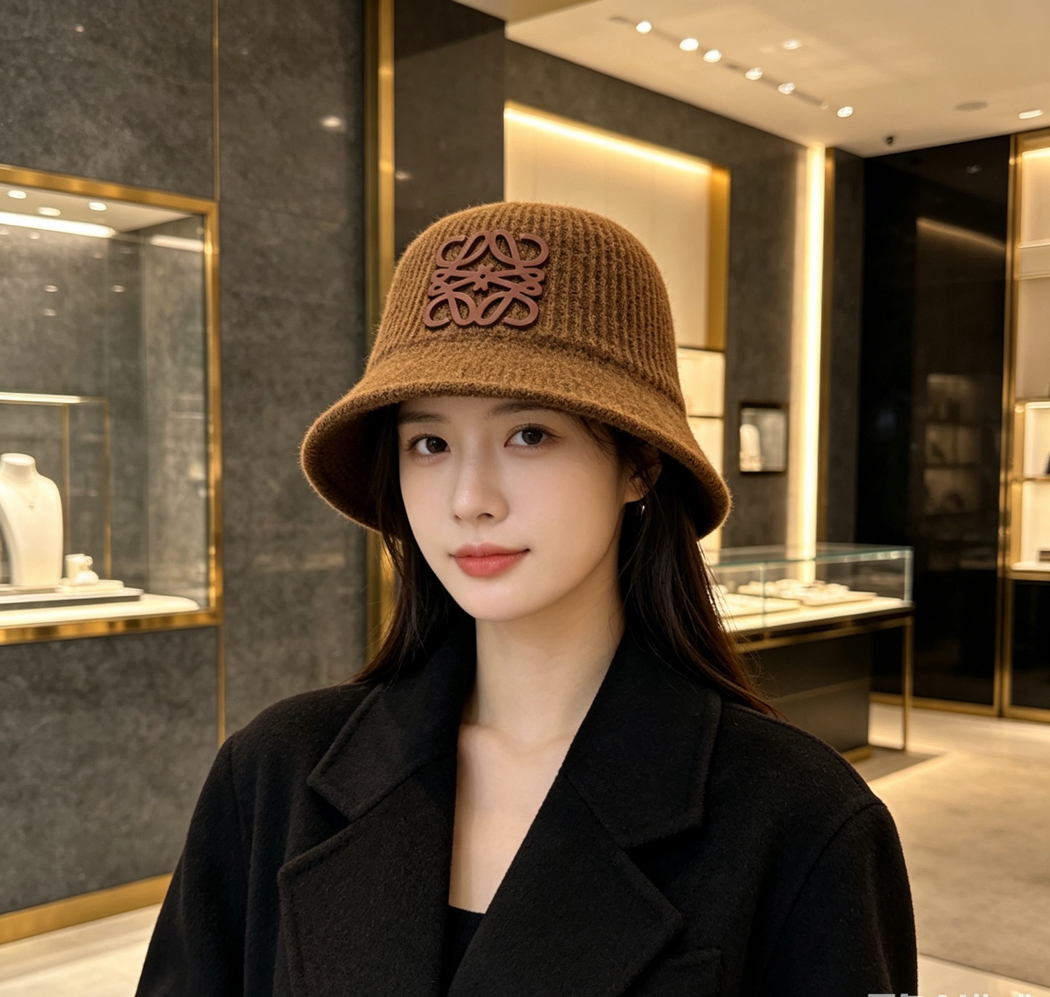 💛配防尘袋【LOEWE罗意威】2026秋冬新款针织渔夫帽，🔆百搭日常款～休闲出街#