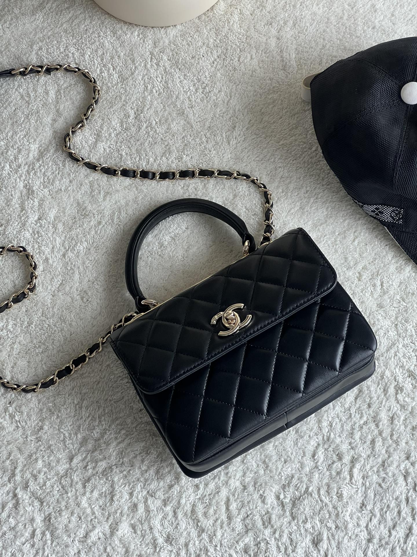 Chanel 24C mini trendy Flap Bag Made of imported lambskin, perfectly handmade!