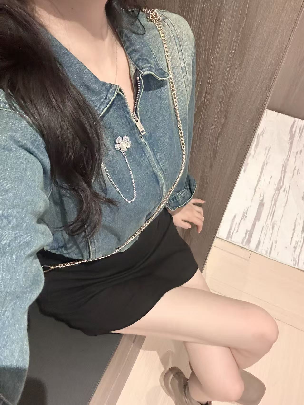 Chanel 25SS Cropped Denim Jacket - Vintage Wash, Designer Hardware 8 i1755617844987 4155 0 8