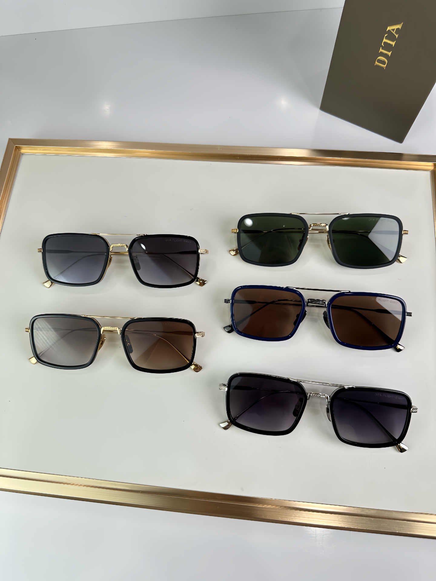Dita Flight DT008 Sunglasses - Metal Frame, UV400 Protection, Stylish Shades 10 i1750927984815 173 0 8
