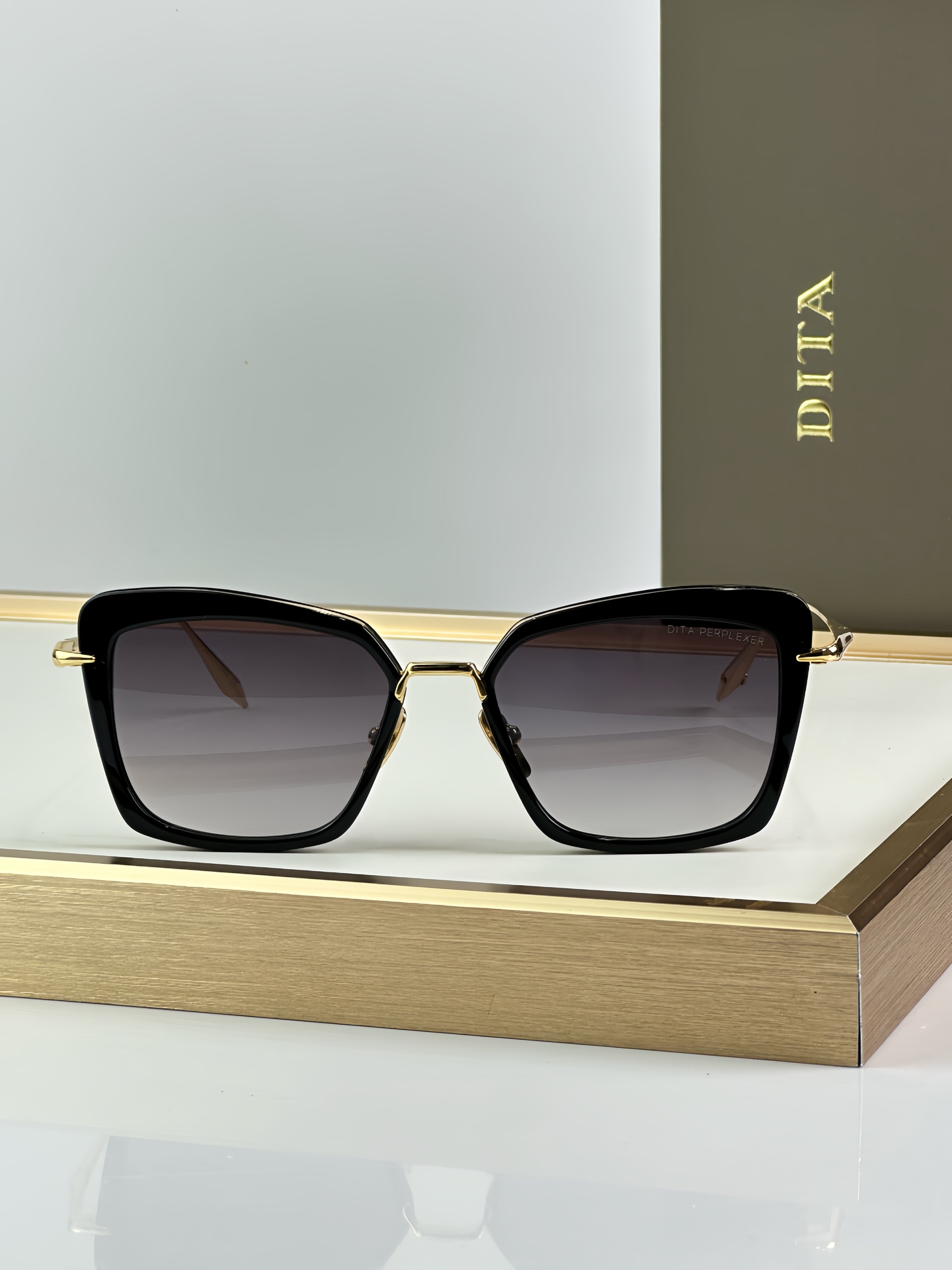 Dita PERPLEXER DTS 405 White Gold Sunglasses, 54mm Lens, Premium Eyewear 6 i1751076030095 120 0 0