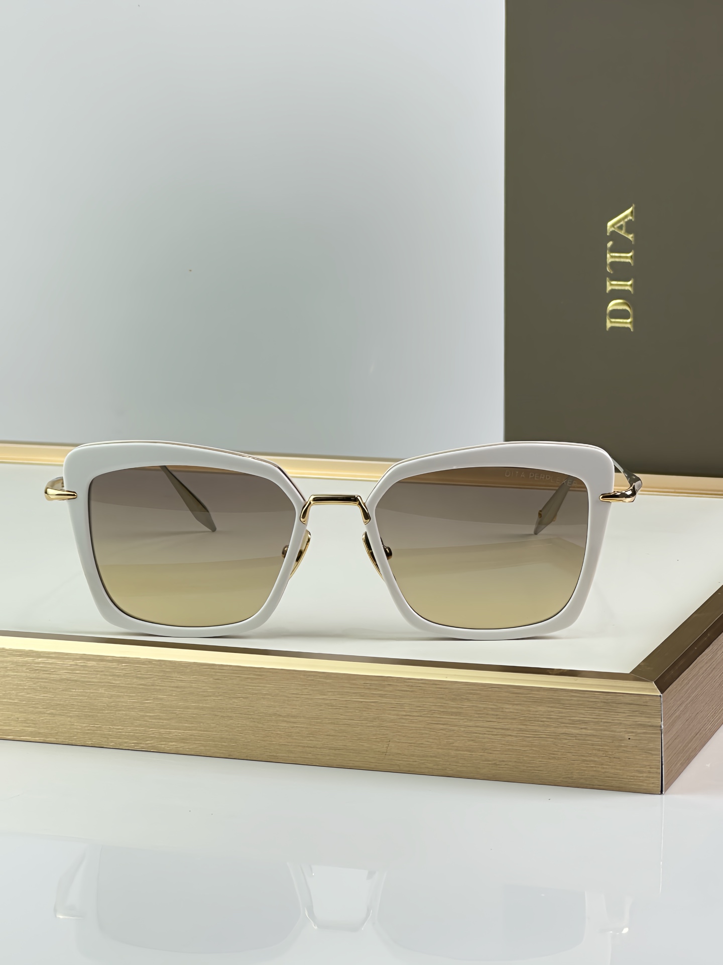 Dita PERPLEXER DTS 405 White Gold Sunglasses, 54mm Lens, Premium Eyewear 2 i1751076031573 7147 0 6