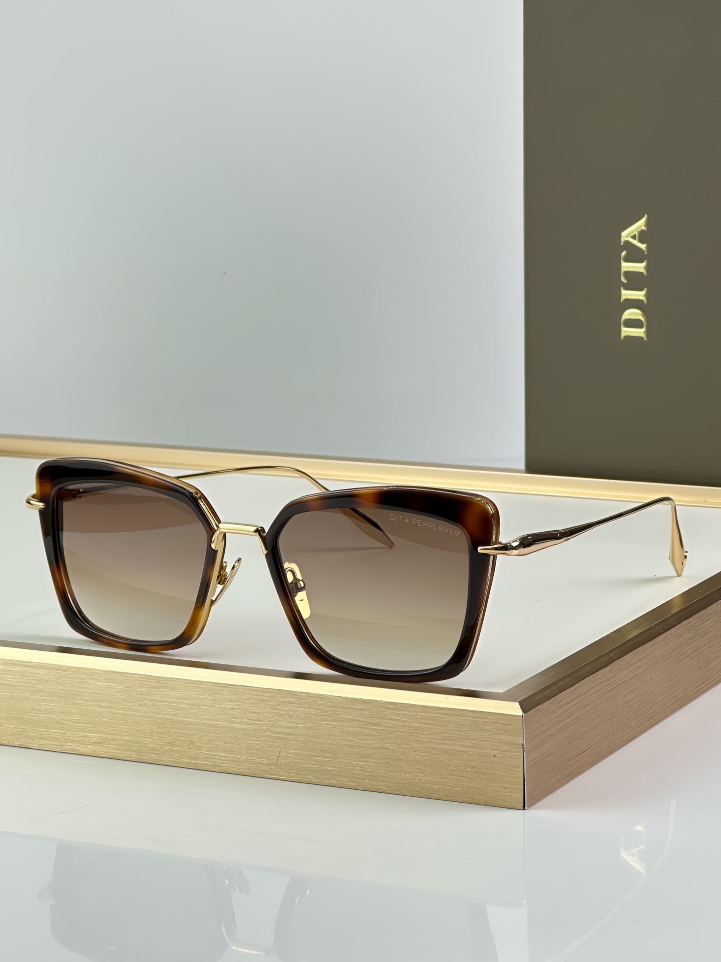 Dita Perplexer DTS 405 White Gold Sunglasses | Premium Designer Eyewear 2 i1751076151061 6168 0 1