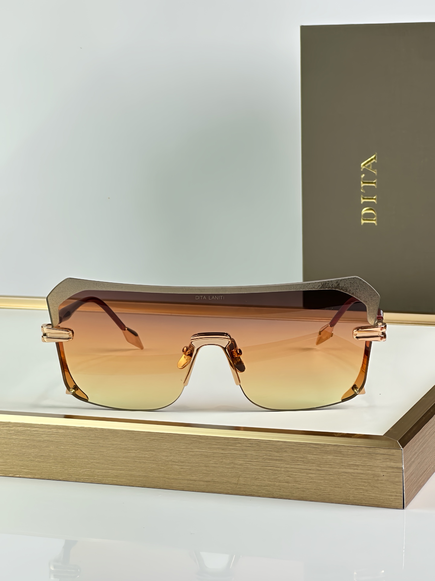Dita Laniti DTS 153 Sunglasses - Futuristic Design, Red Gradient Lenses 4 i1751076543388 6719 0 2