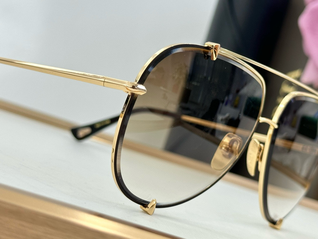 Dita DT 23007 Aviator Sunglasses - Gold/Black Frame, Brown Gradient Lenses 8 i1751089376527 1214 0 6