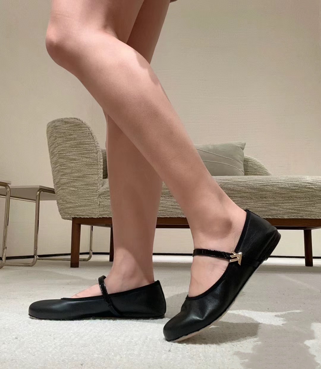 NO:679720,Upper foot picture, ballet shoes19860909上脚图,芭蕾舞鞋,Women's Shoes