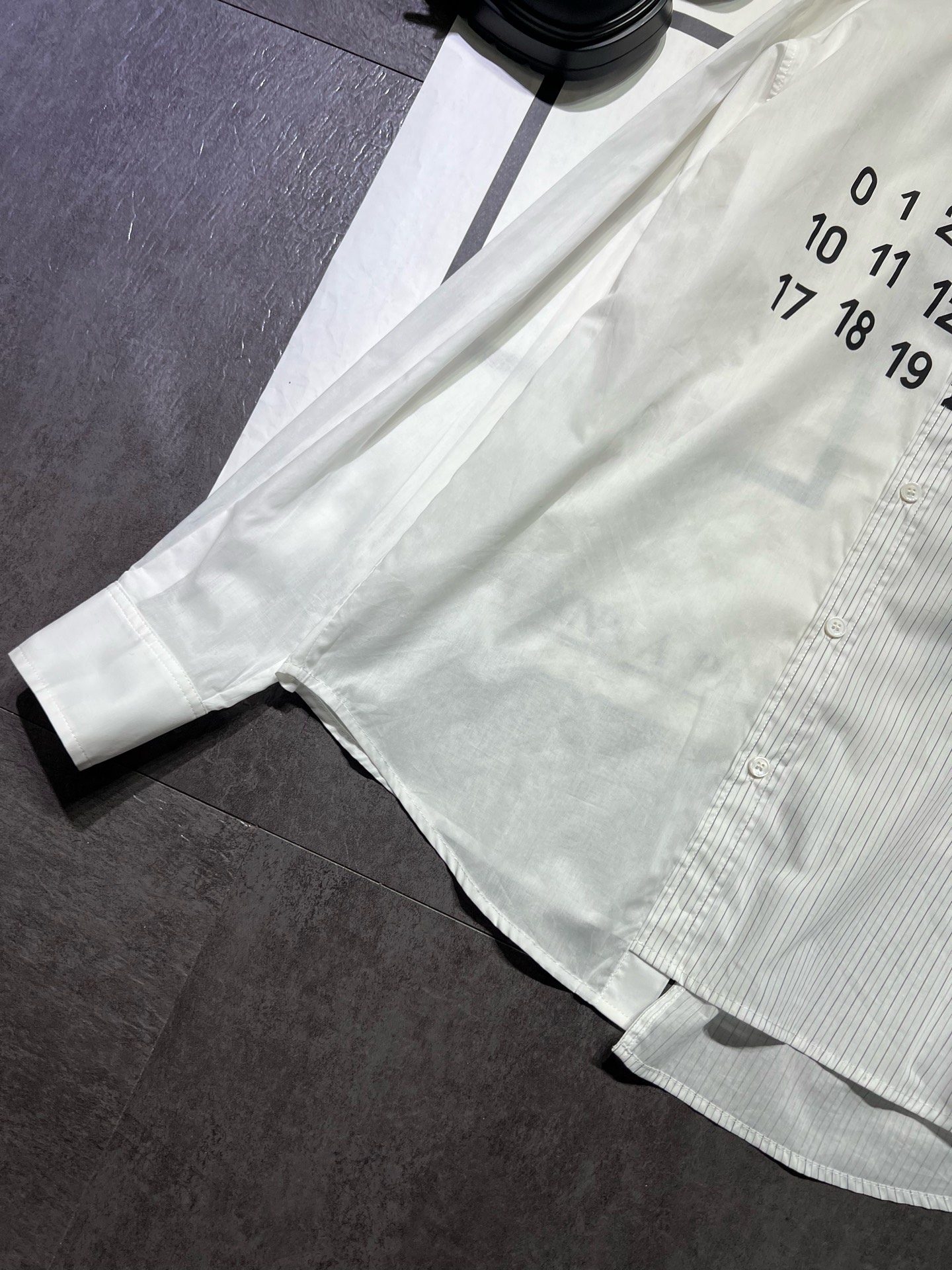 High-End Women’s Clothing: Mm6 Maison Margiela Long-Sleeve Shirts and Tweed Variations - 图片 3