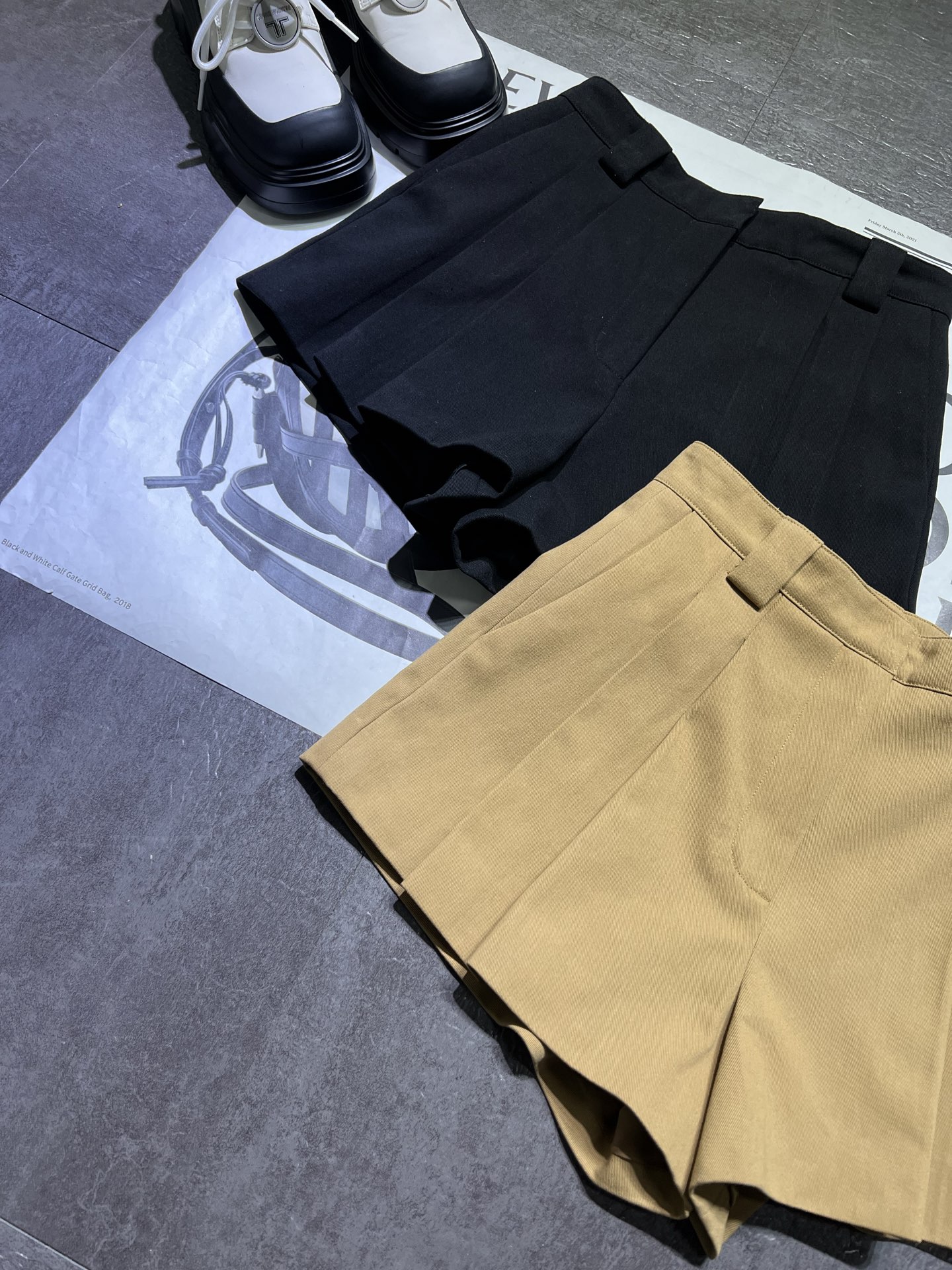 High-end Quality Women’s Clothes: Cotton Alexanderwan Shorts with Super Long Thighs - 图片 7