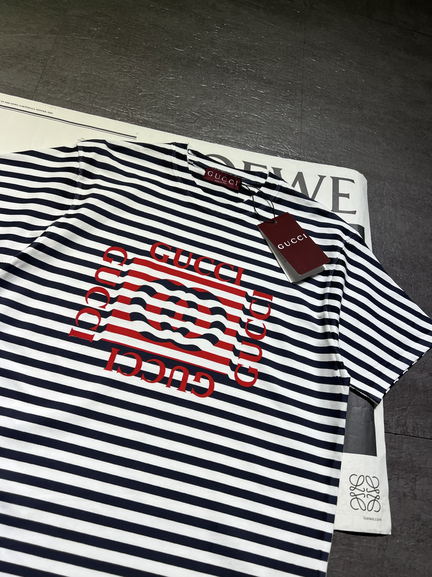 2025 Spring/Summer High-End Unisex Clothes with Gucci Grouch T-Shirts Packaged – Custom Fabrics, SML Sizes - 图片 2