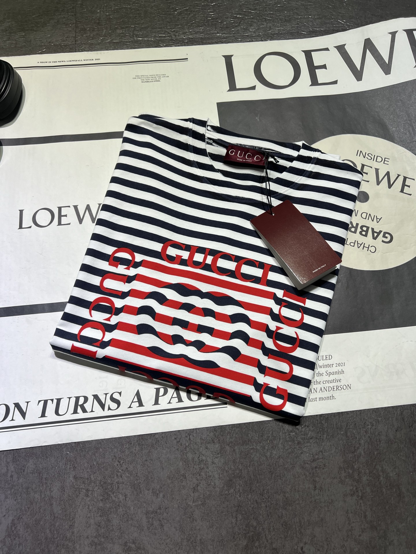 2025 Spring/Summer High-End Unisex Clothes with Gucci Grouch T-Shirts Packaged – Custom Fabrics, SML Sizes - 图片 7
