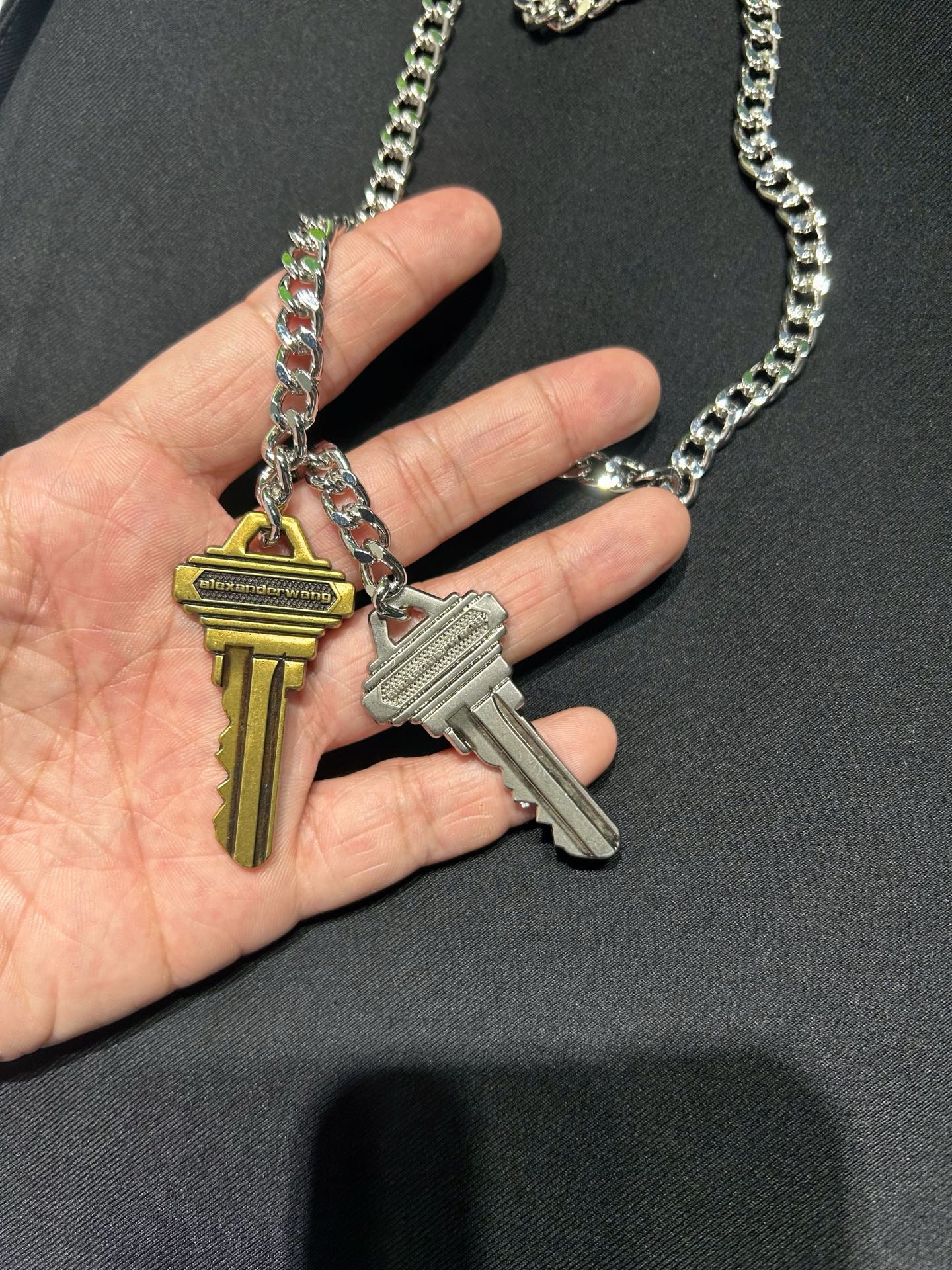 High-Quality Women’s Clothing: Alexanderwan Knitting Dress with Chain Decoration and Security Pants - 图片 7