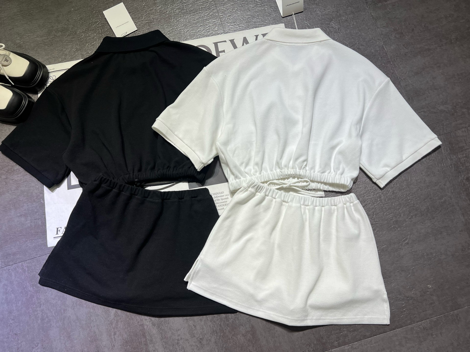 High-Quality Women’s Clothing Set with Tycoon Polo T-Shirts and Stylish Safety Pants - 图片 6