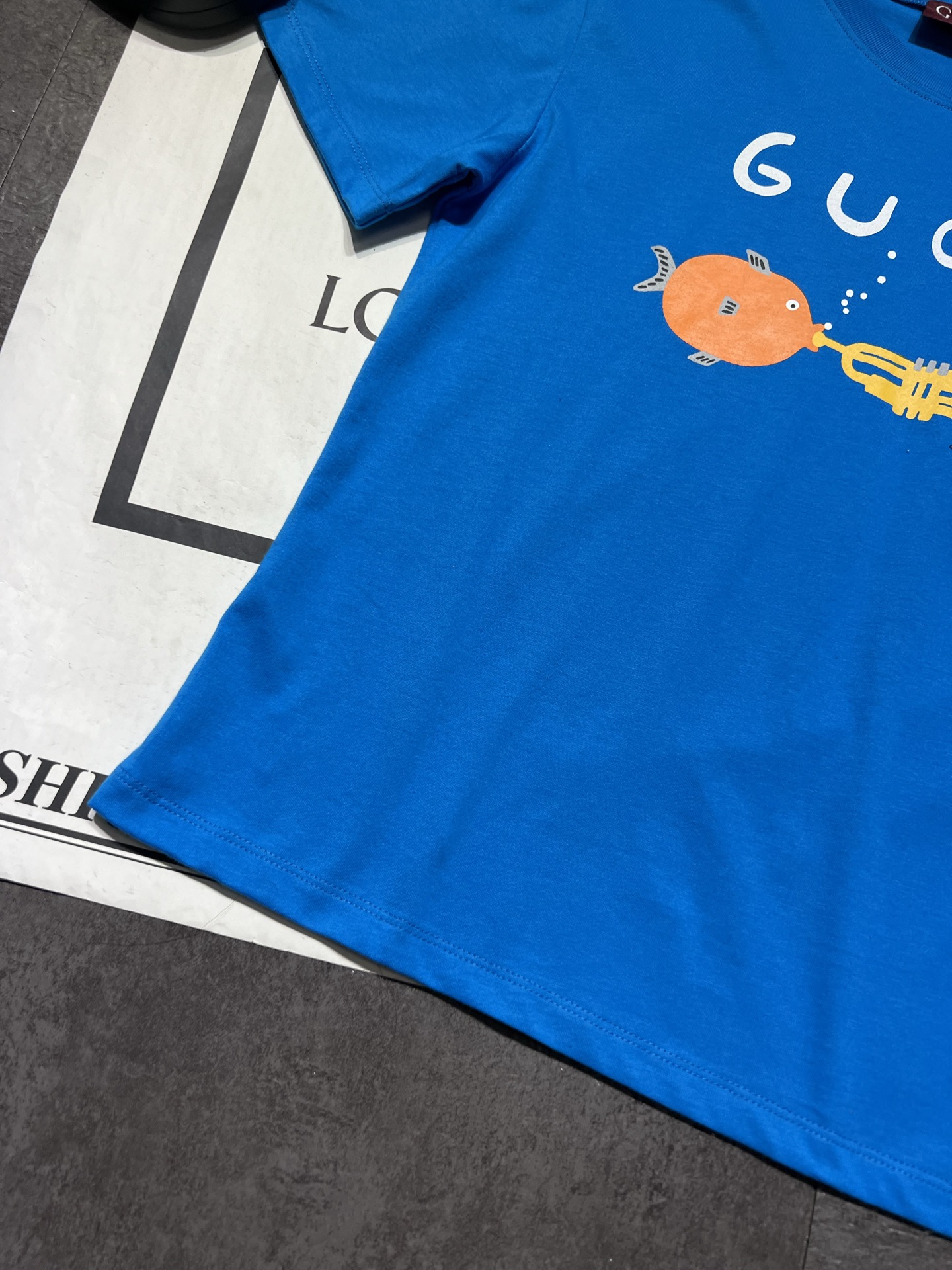 P357 Single-handed female suit packaged Gucci’s morning and autumn T-shirts, kavai, 100% pure cotton - 图片 3