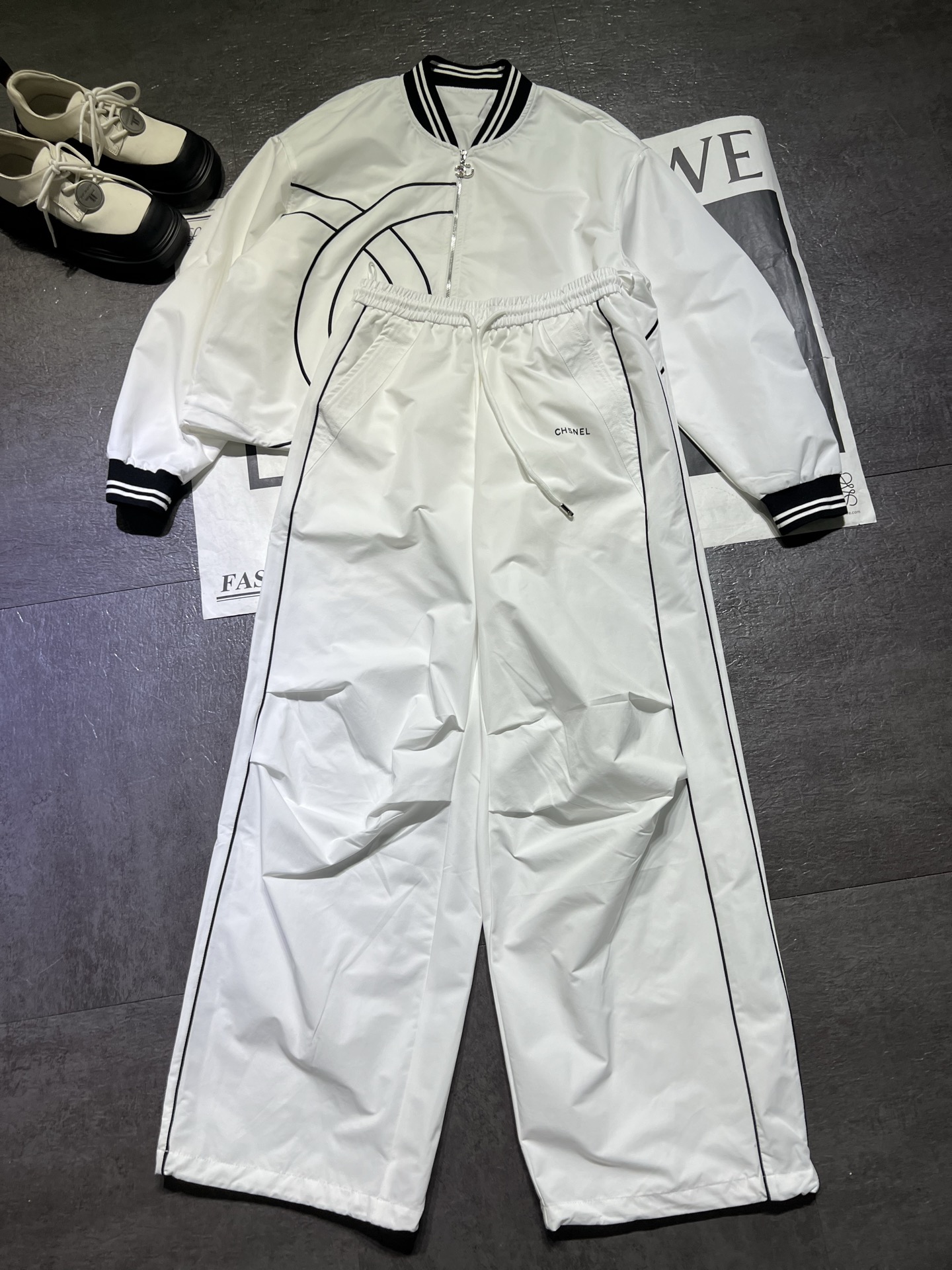 Chanel Women's Casual Tracksuit Set, Drawstring Closure, S-M-L Sizes 3 i1754805925871 8880 0 2