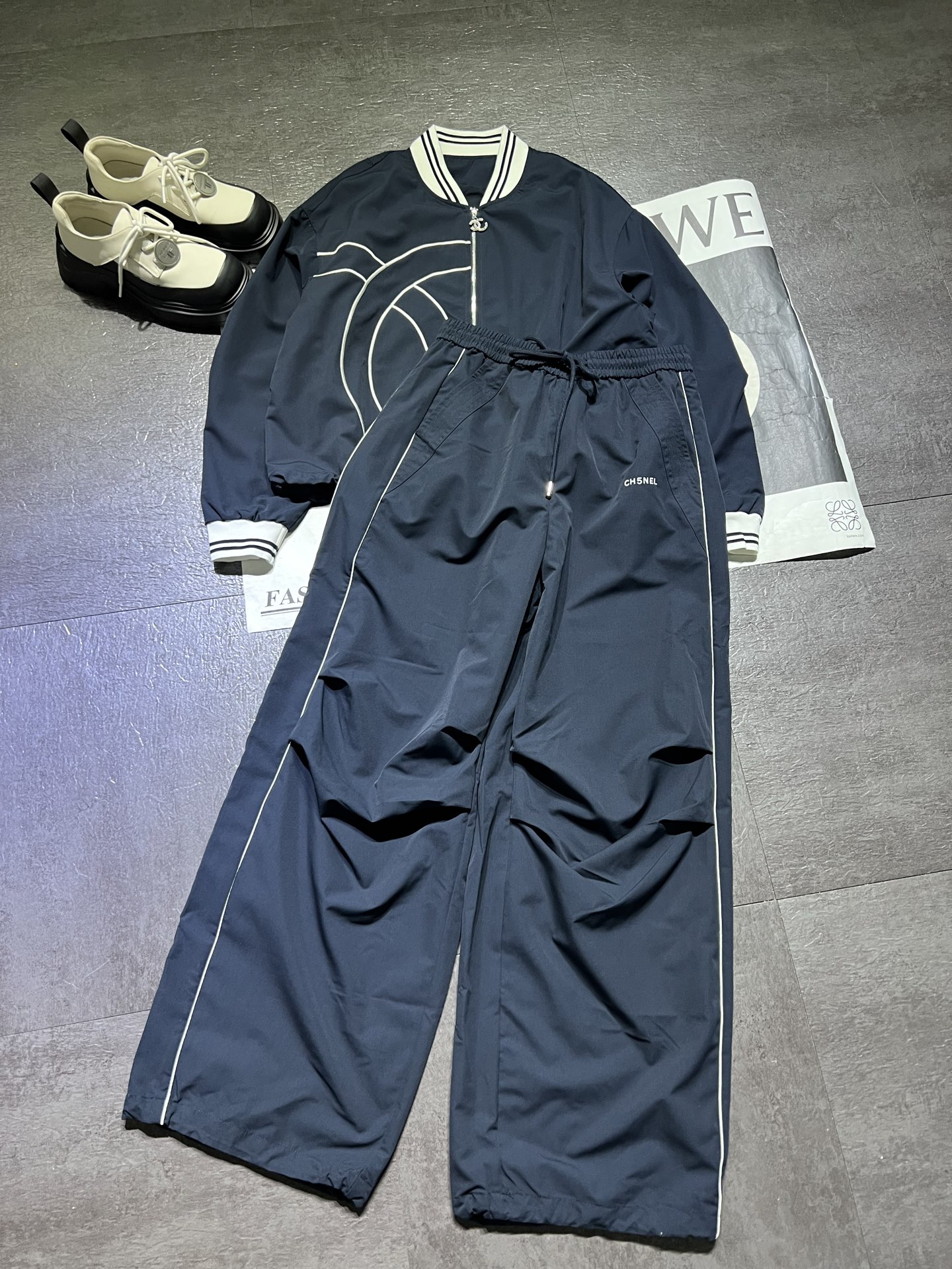 Chanel Women's Casual Tracksuit Set, Drawstring Closure, S-M-L Sizes 2 i1754805932230 5048 0 1
