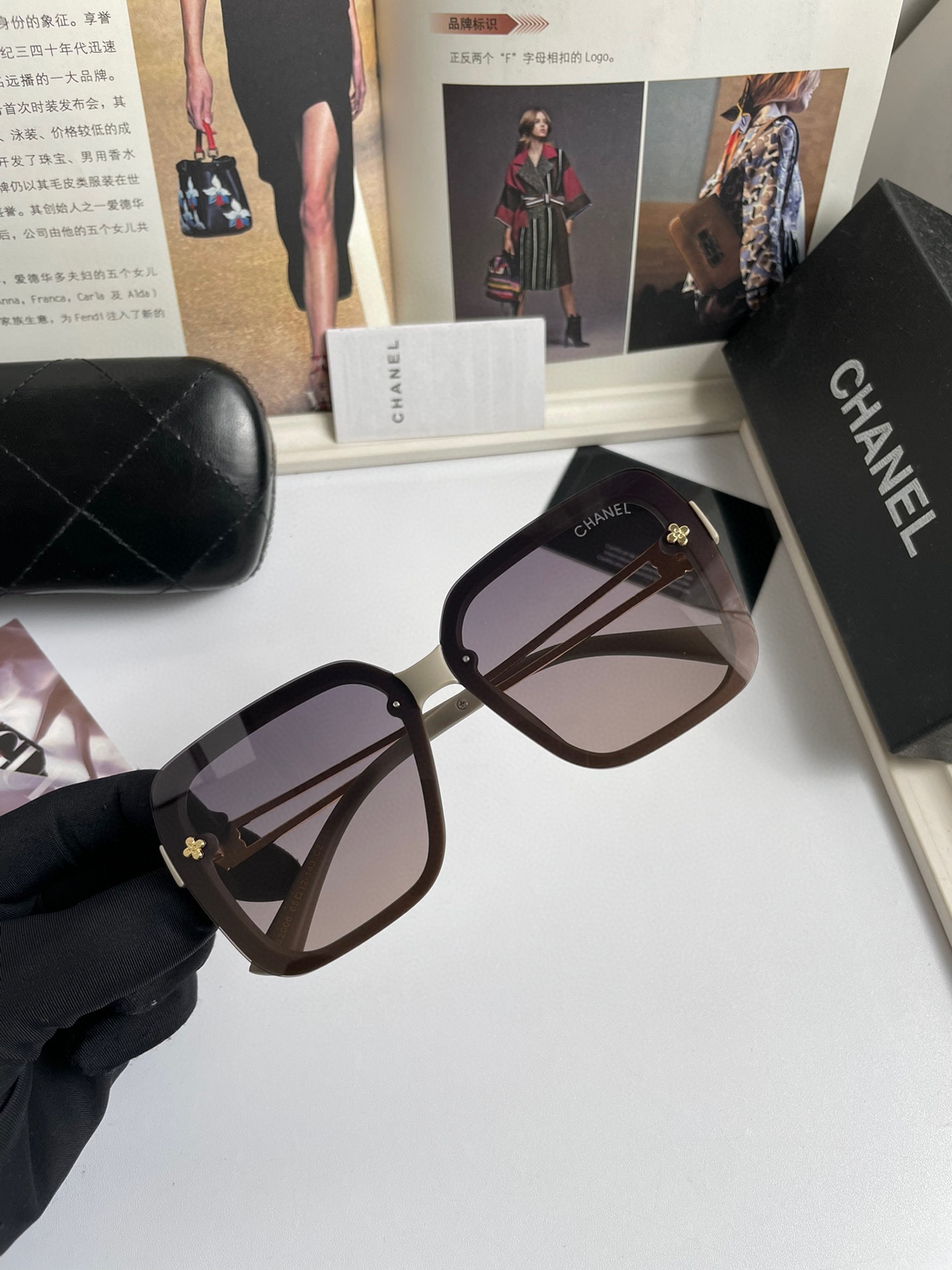 新款CHANEL香奈儿原单品质女士偏光太阳镜TR90材质进口宝丽来高清偏光镜片官网同步发售时尚大气出行必