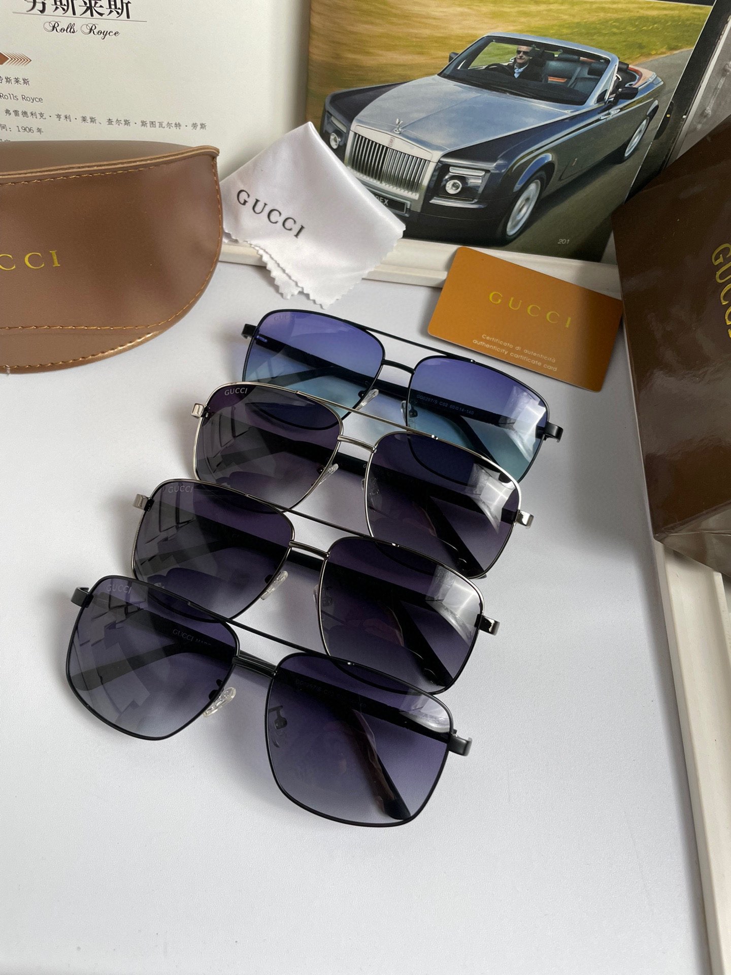 Gucci Gafas de sol Mirror Copy Luxury
 Mujeres Hombres