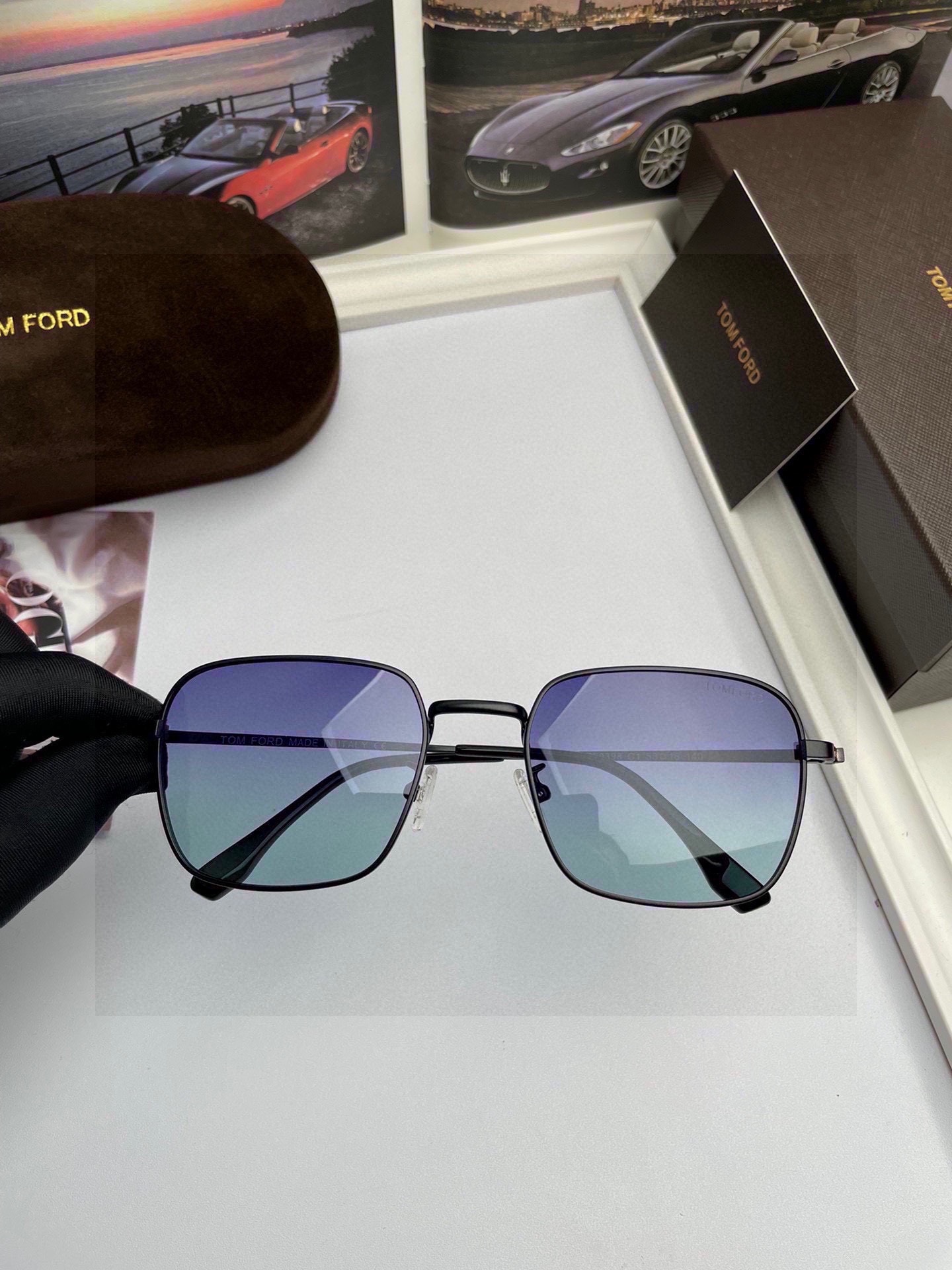 新款品牌TF汤姆福特高品质男士偏光太阳镜️材质进口宝丽来偏光镜片进口不锈钢合金镜框质感超赞男士开车必备品