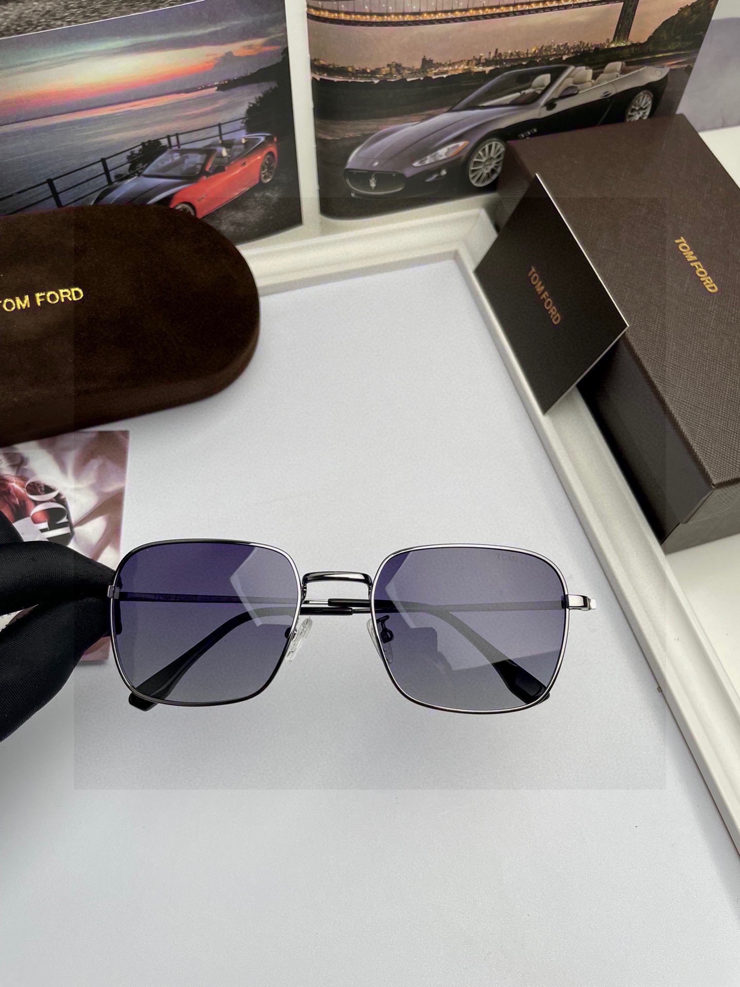 新款品牌TF汤姆福特高品质男士偏光太阳镜️材质进口宝丽来偏光镜片进口不锈钢合金镜框质感超赞男士开车必备品