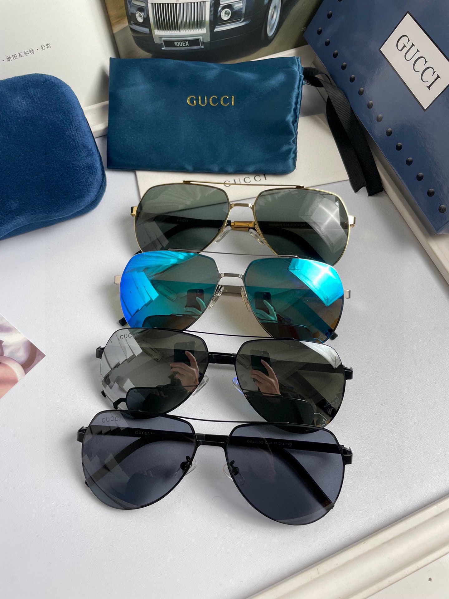 ¿Dónde puedes comprar réplica?
 Gucci Gafas de sol Mujeres Hombres Nylon