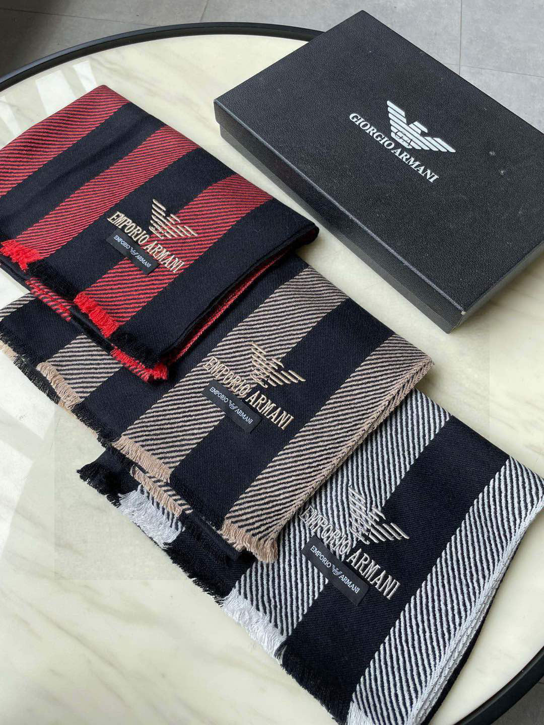 “Stylish Men’s Wool Scarf: Classic, Attractive, and High Quality” - 图片 1