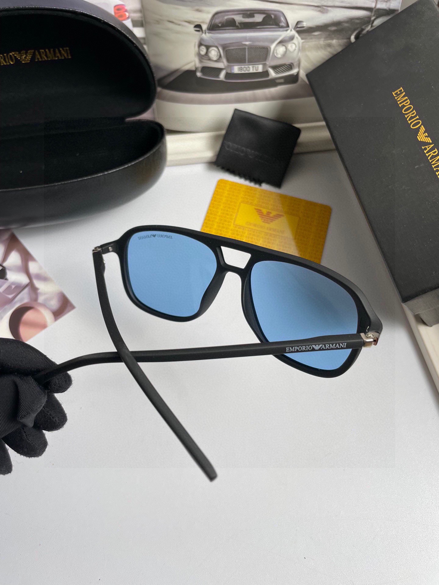 Amani ARMANI: High-End Handmade Male Luminous Sunglasses for Travel – Review 9814 - 图片 8