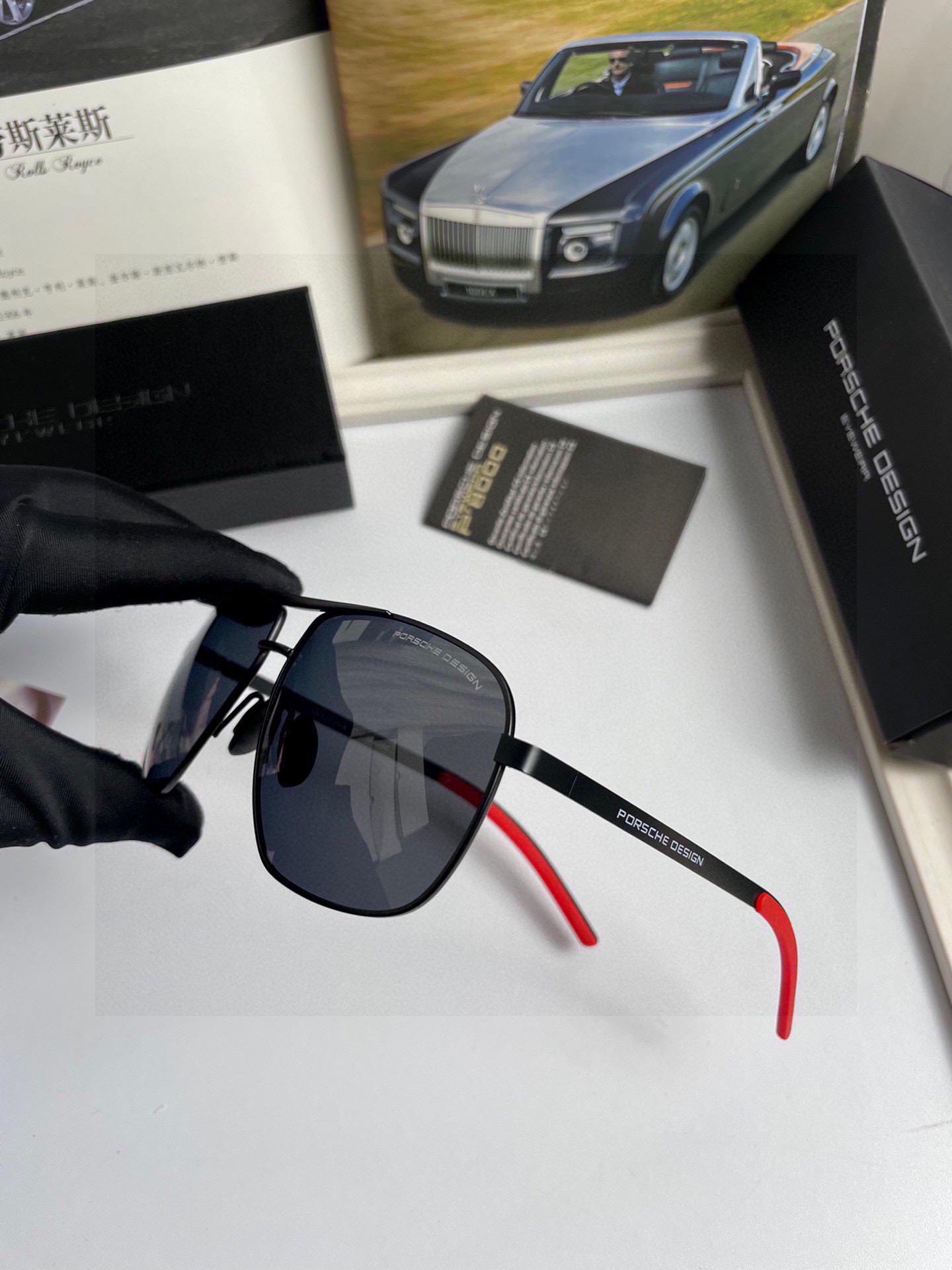 High-Quality Men’s Lighted Sunglasses with Imported Materials: Polly-Ray Mirrors, Stainless Steel Alloyed Legs. - 图片 7
